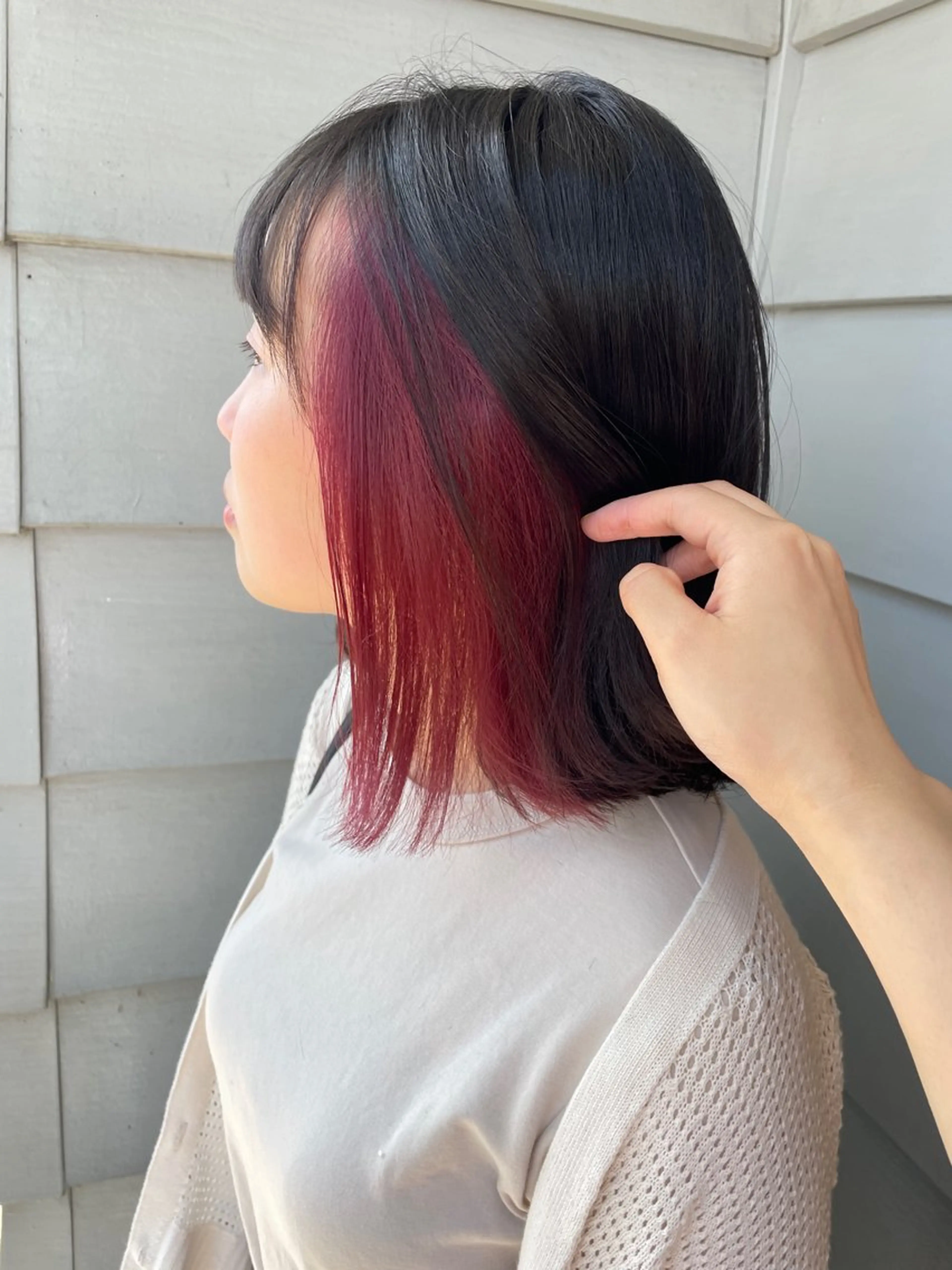 ミディアム 塔崎 りこのヘアスタイル