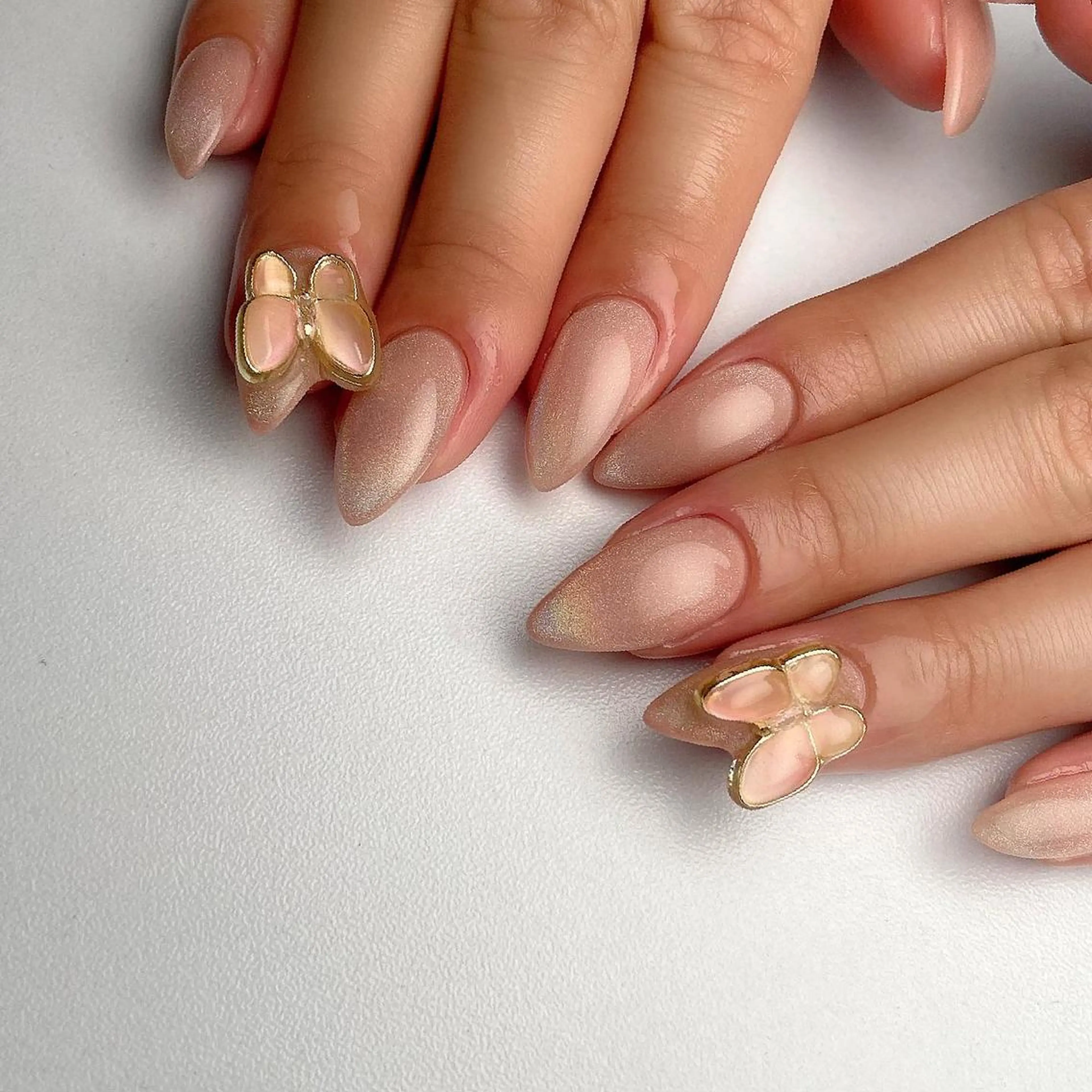 ミディアム ネイル 下妻ネイルサロン/ パラジェルのネイルデザイン