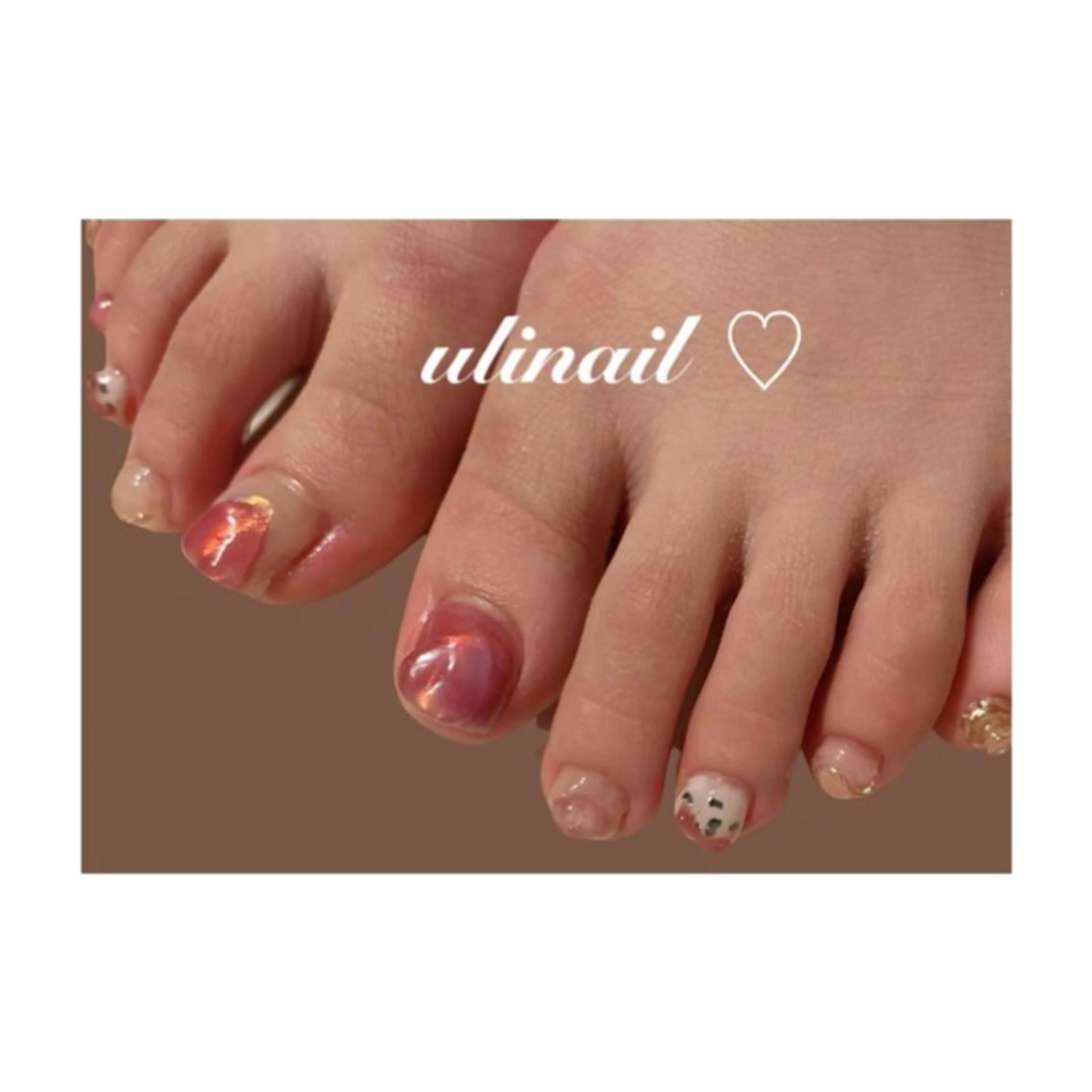 ネイル フットネイル ulinail （ウリネイル）のネイルデザイン