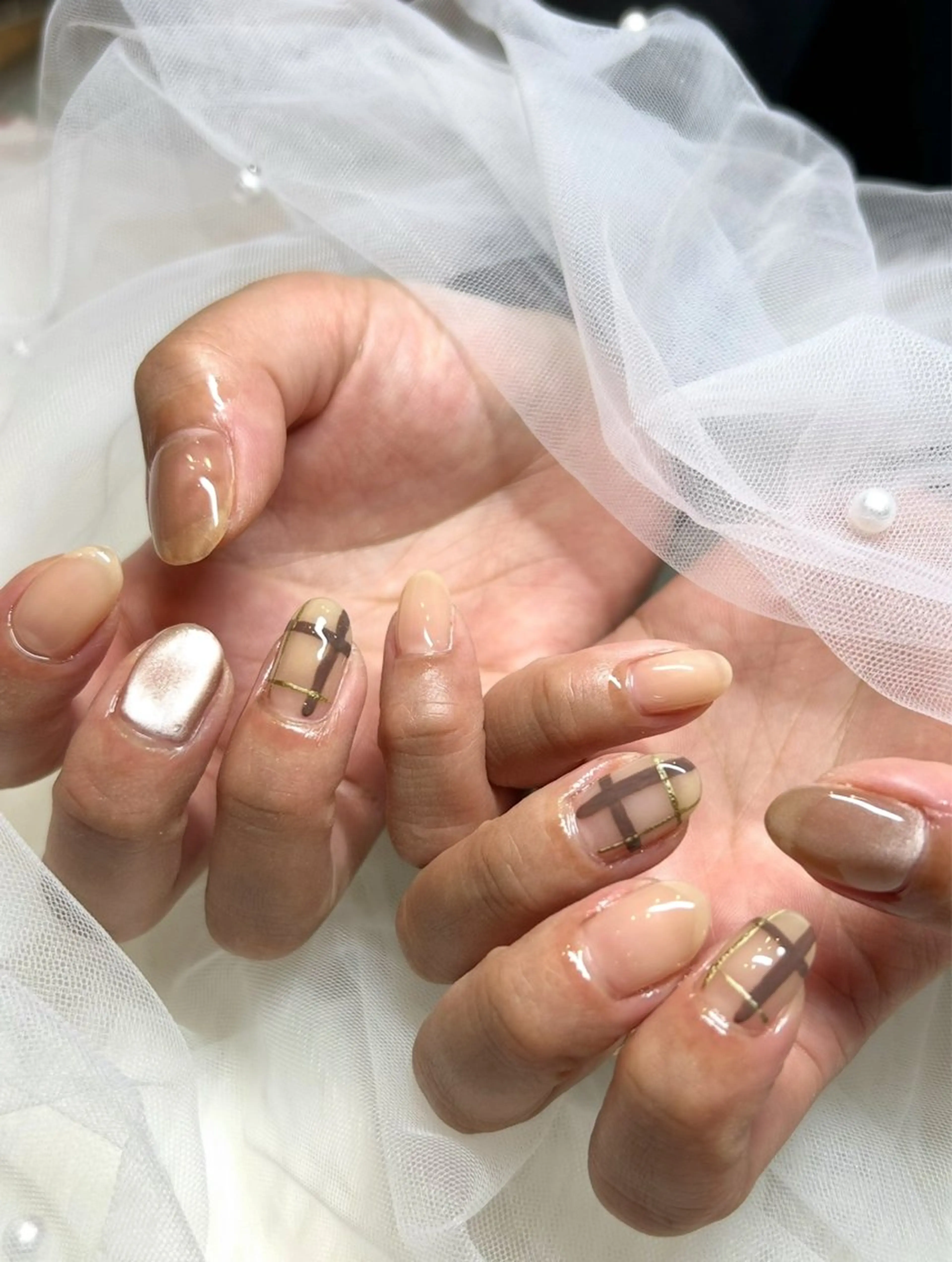 ネイル 持ち込み ハンドネイル 頑張る女性の味方✴︎ M.i　nail ♡のネイルデザイン