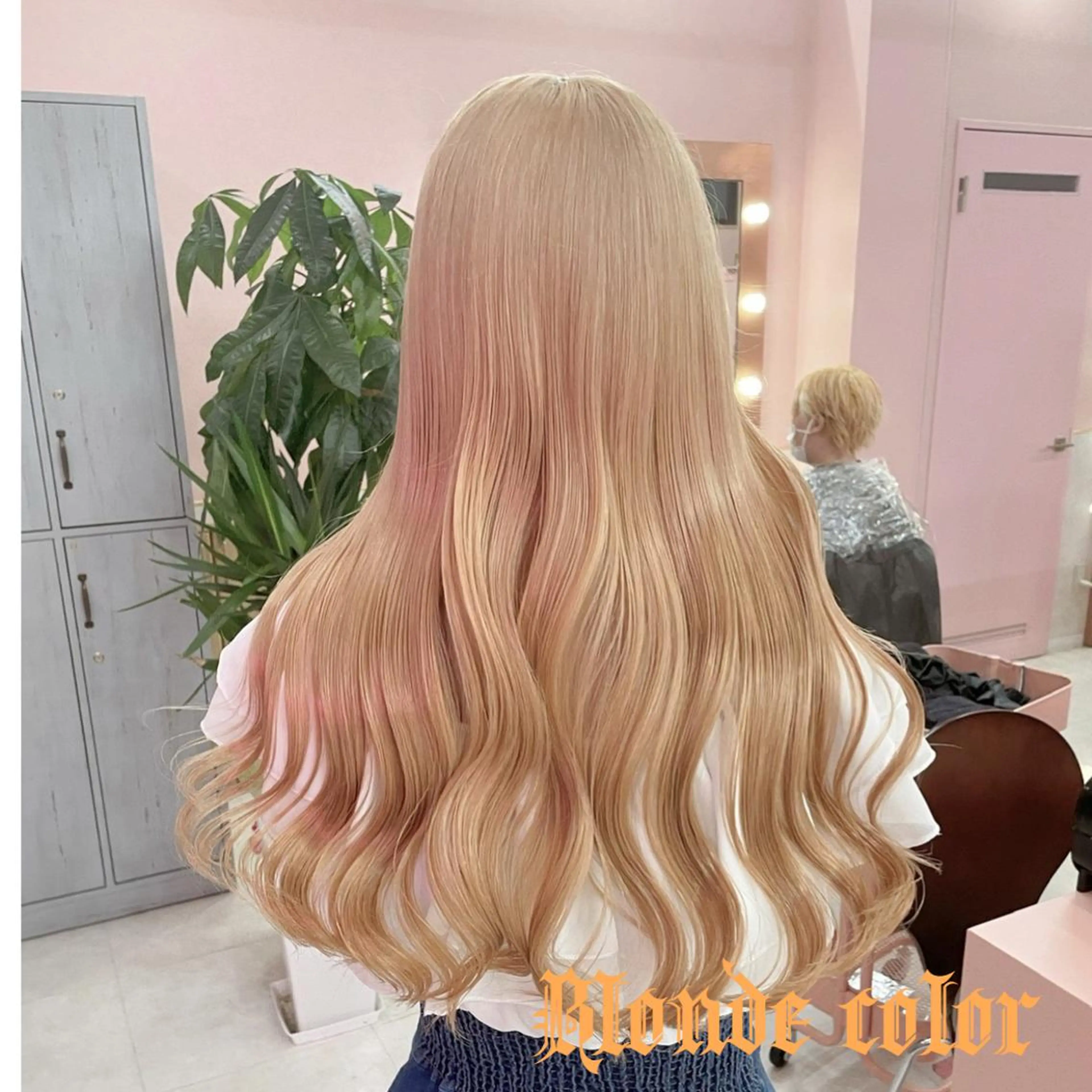 ロング カラー シールエクステ アクアカラー ブリーチ ケアブリーチ ダブルカラー メンズ特化🔥 渡邉愛斗のヘアスタイル