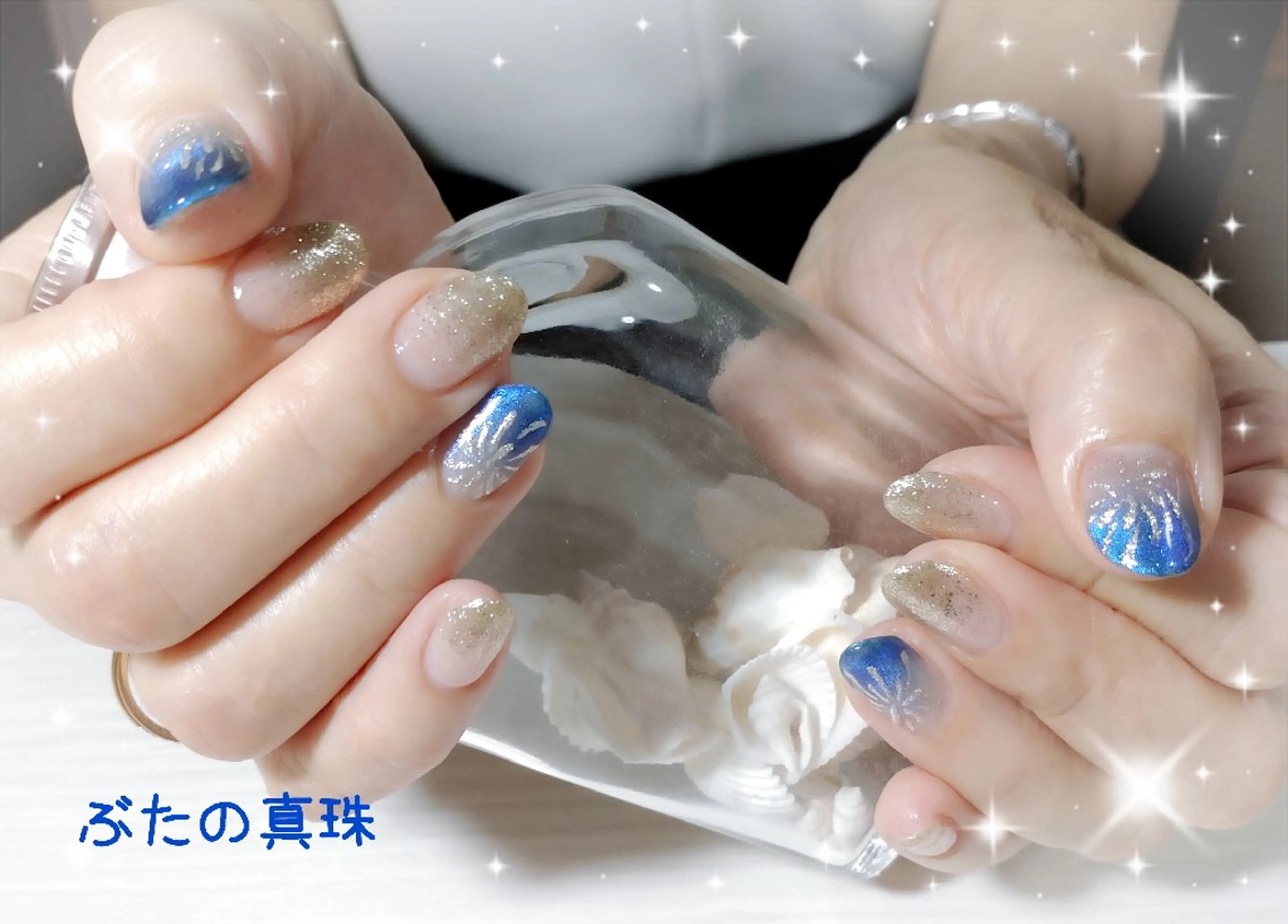 ネイル ハンドネイル 林 珠里のネイルデザイン