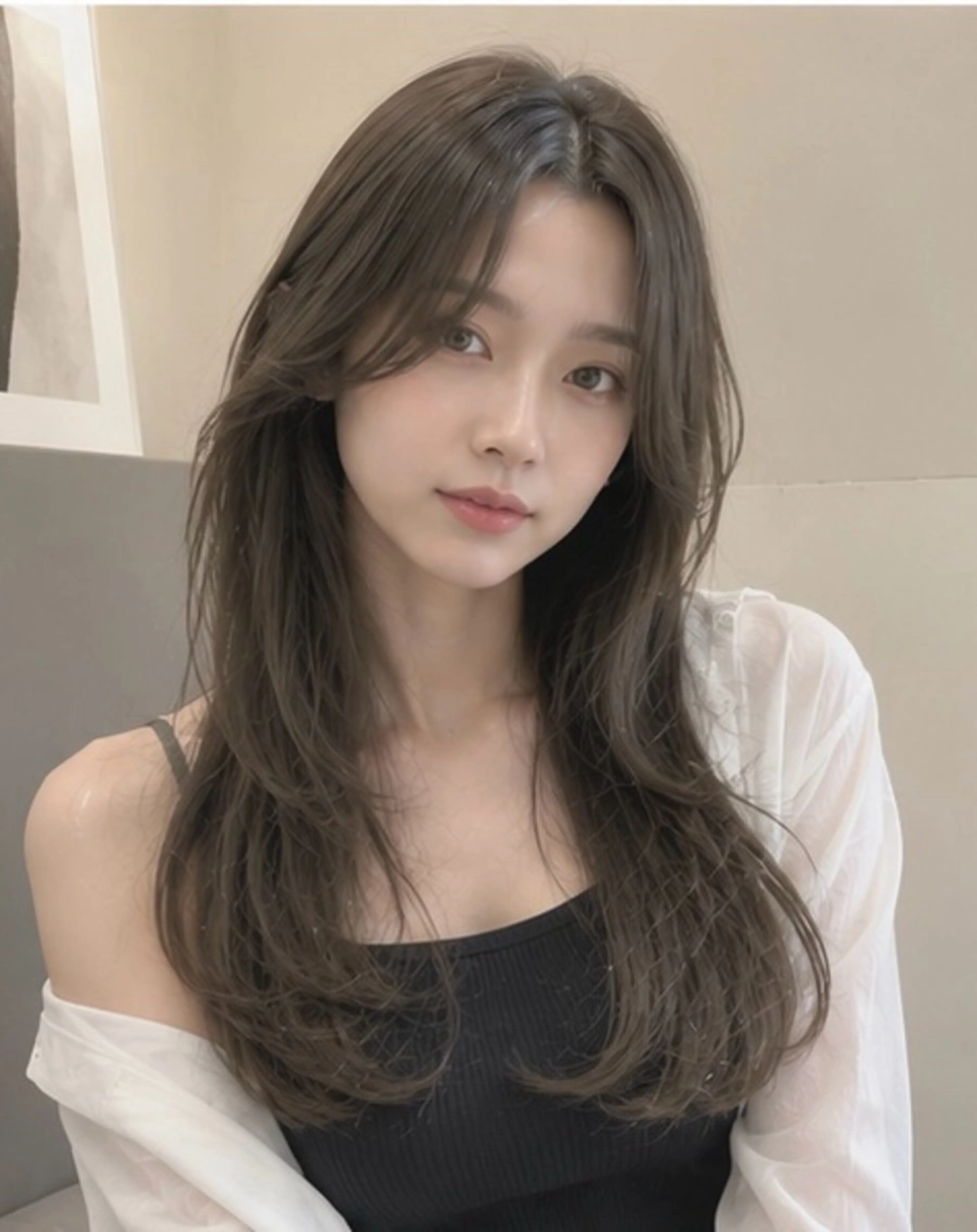 ロング カット ヘアカラー トリートメント Garden 浅草蔵前のヘアスタイル