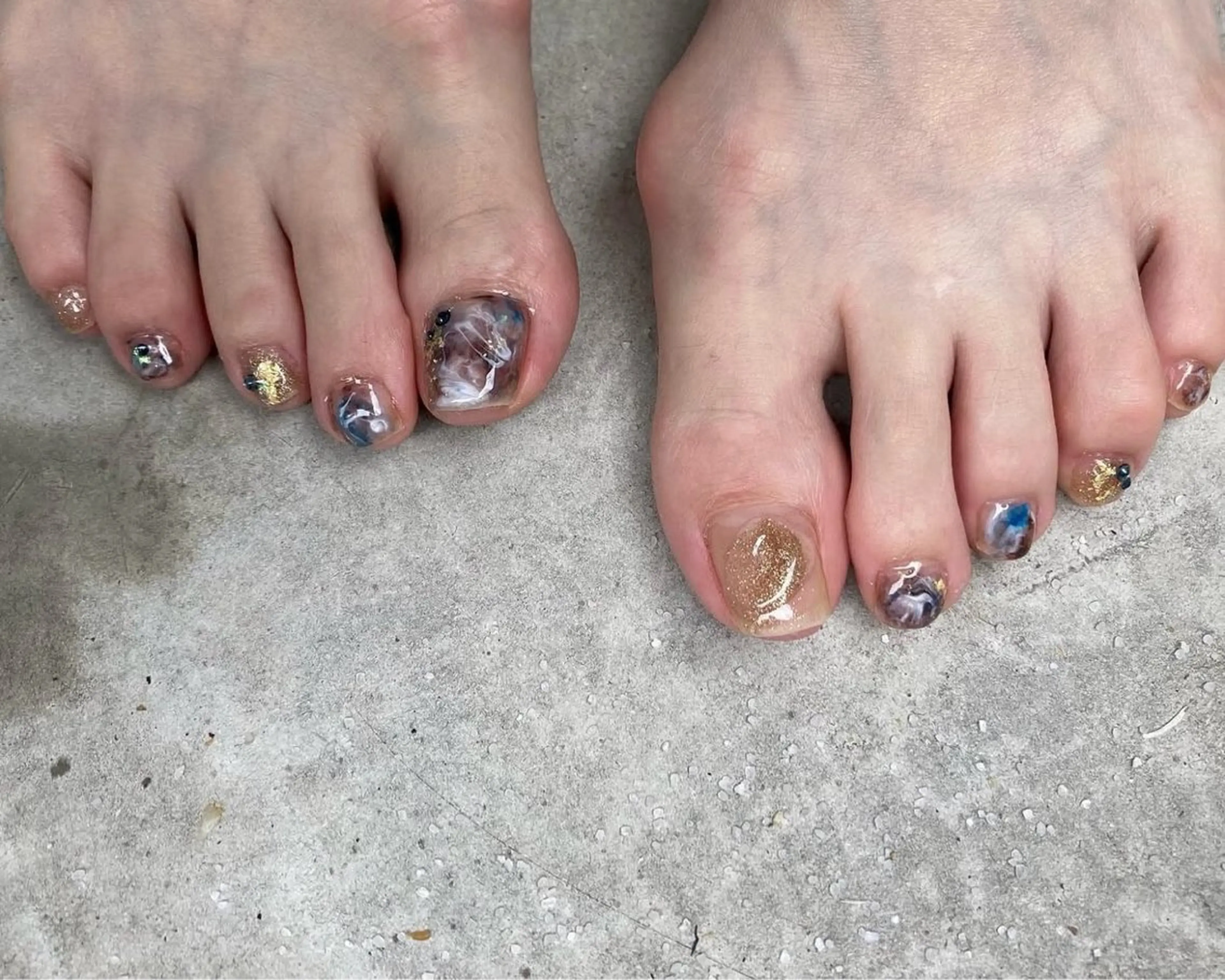 ［foot］order gel 画像やsnsなどのデザインネイル!¥8800​〜​アート代追加になります⭐︎の写真