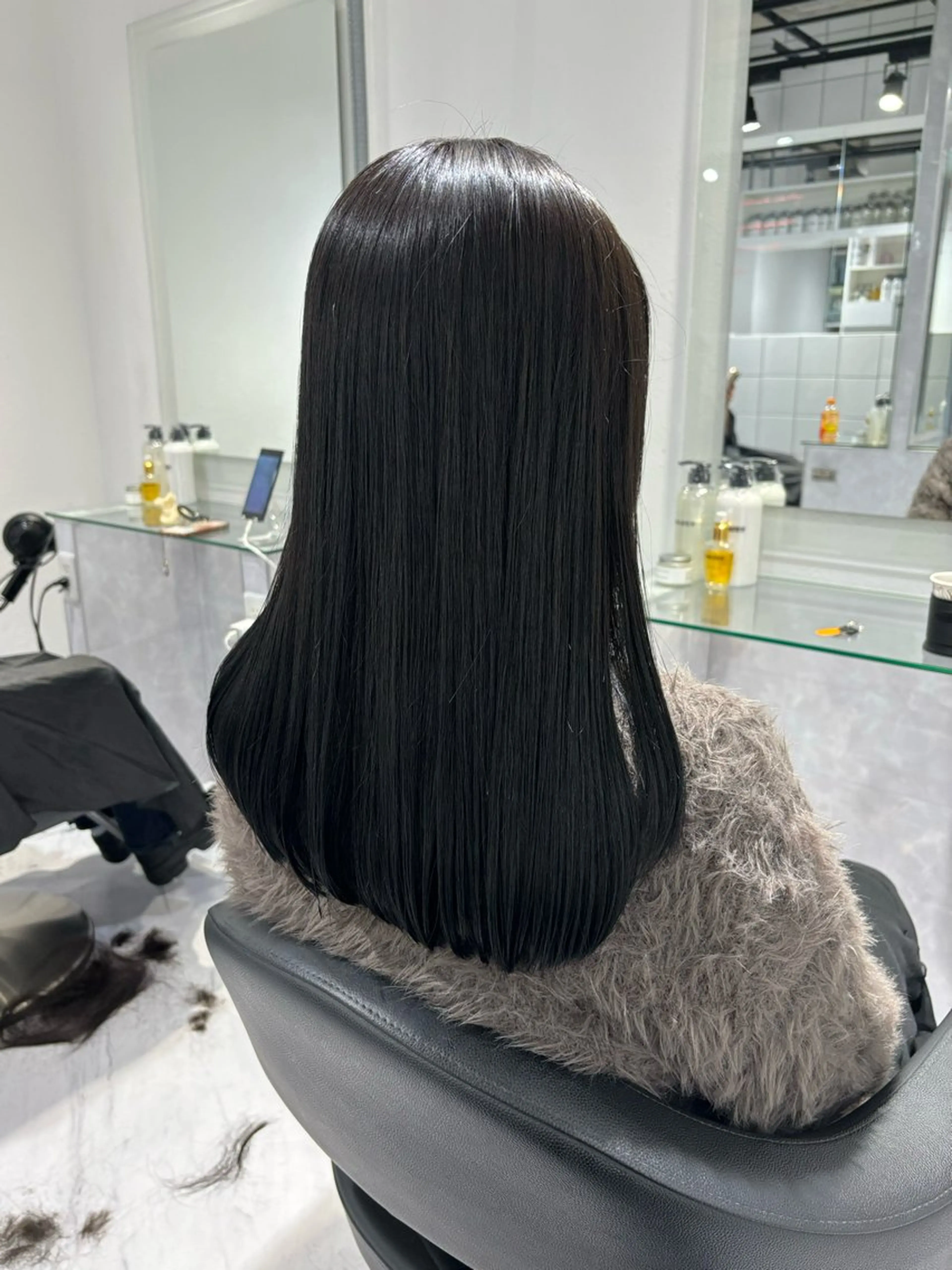 セミロング カラー ケアカラー 🐺韓国風メンズ特化 あさひ🐺のヘアスタイル