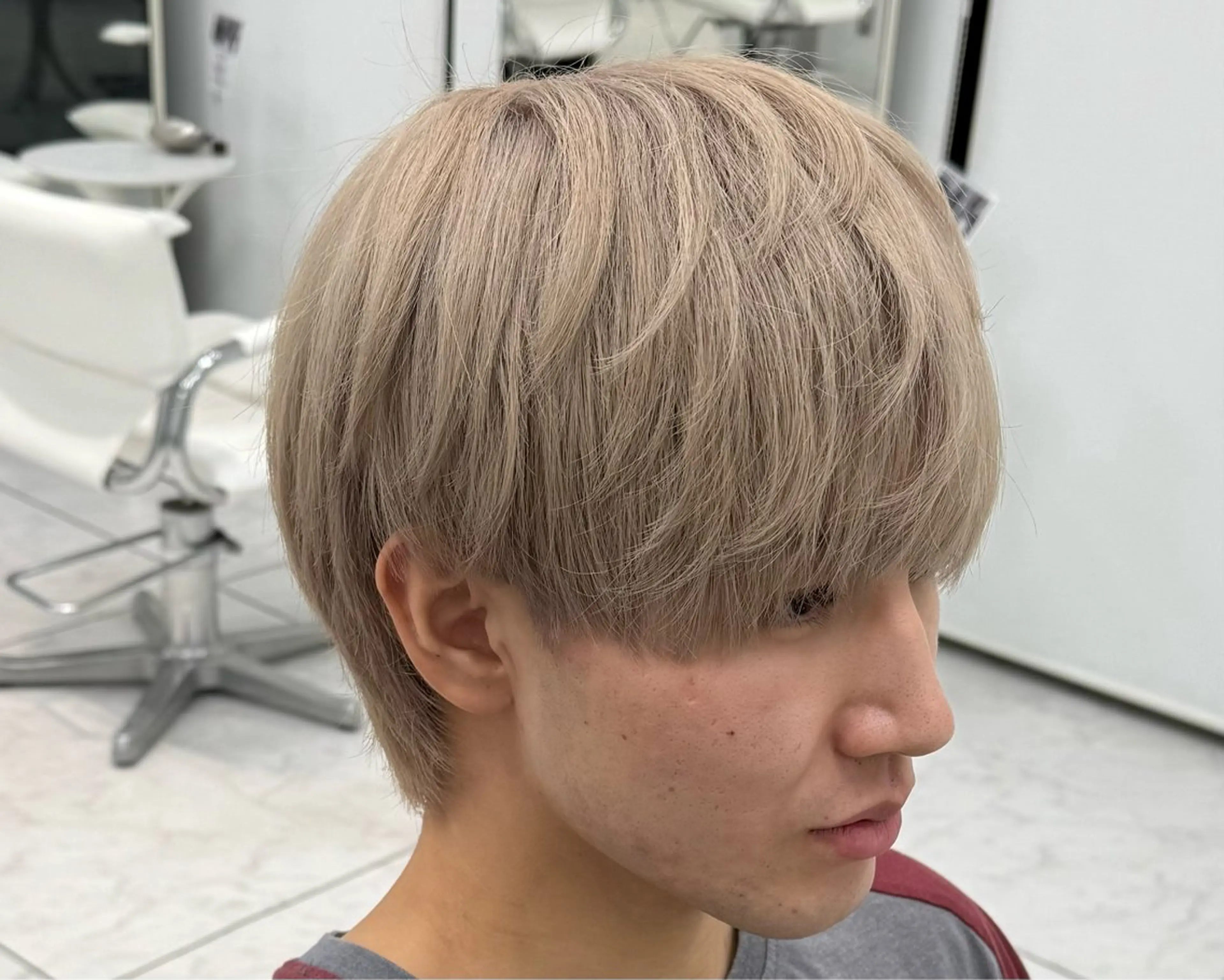 ショート カラー メンズ ヘアカラー Ace men's salon 岡崎店所属・🔥メンズ特化美容師 🔥石川大雅のヘアスタイル