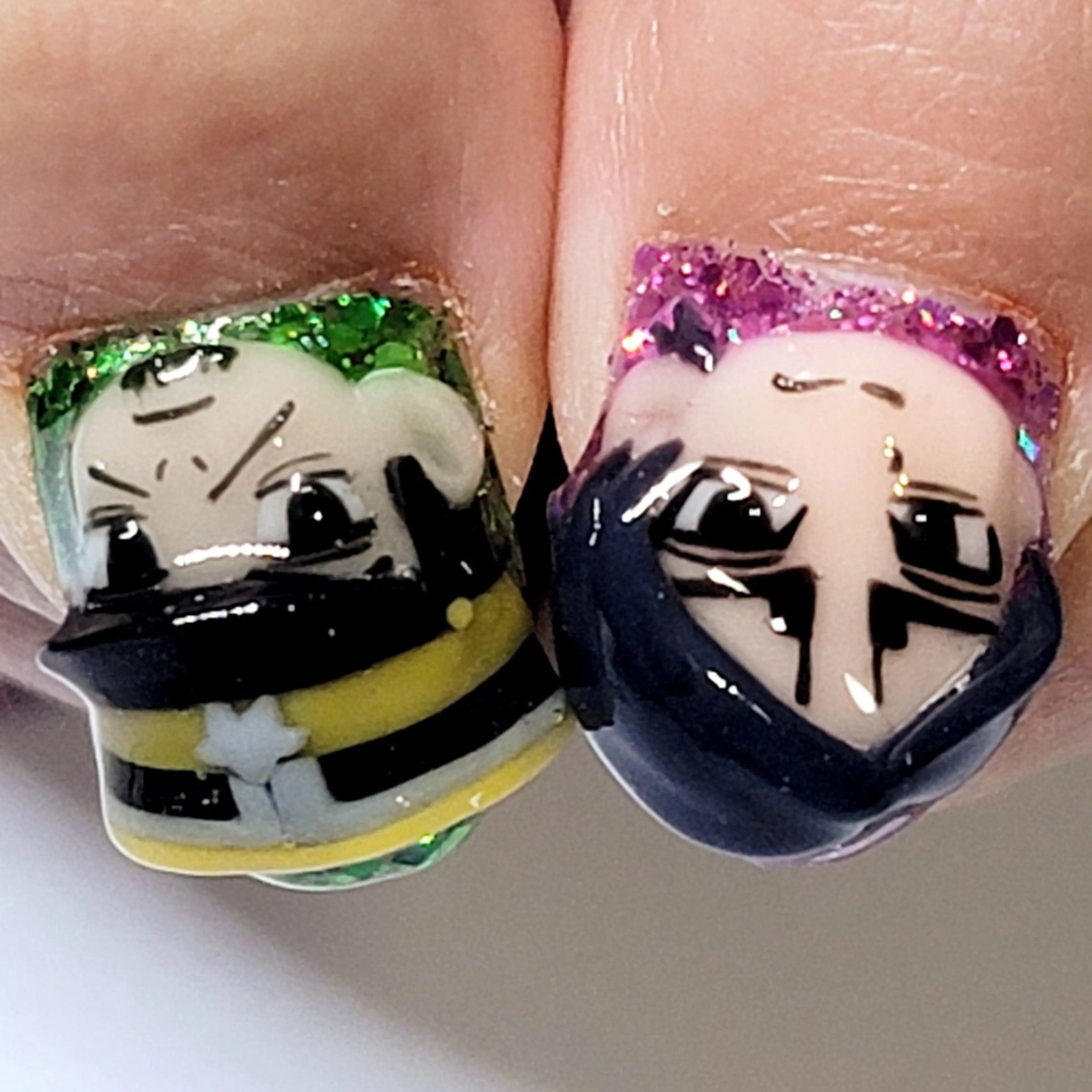 ネイル アートネイル ゴールド ホログラムネイル ラメ(グリッター) ハンドネイル よしだ ひろきのネイルデザイン