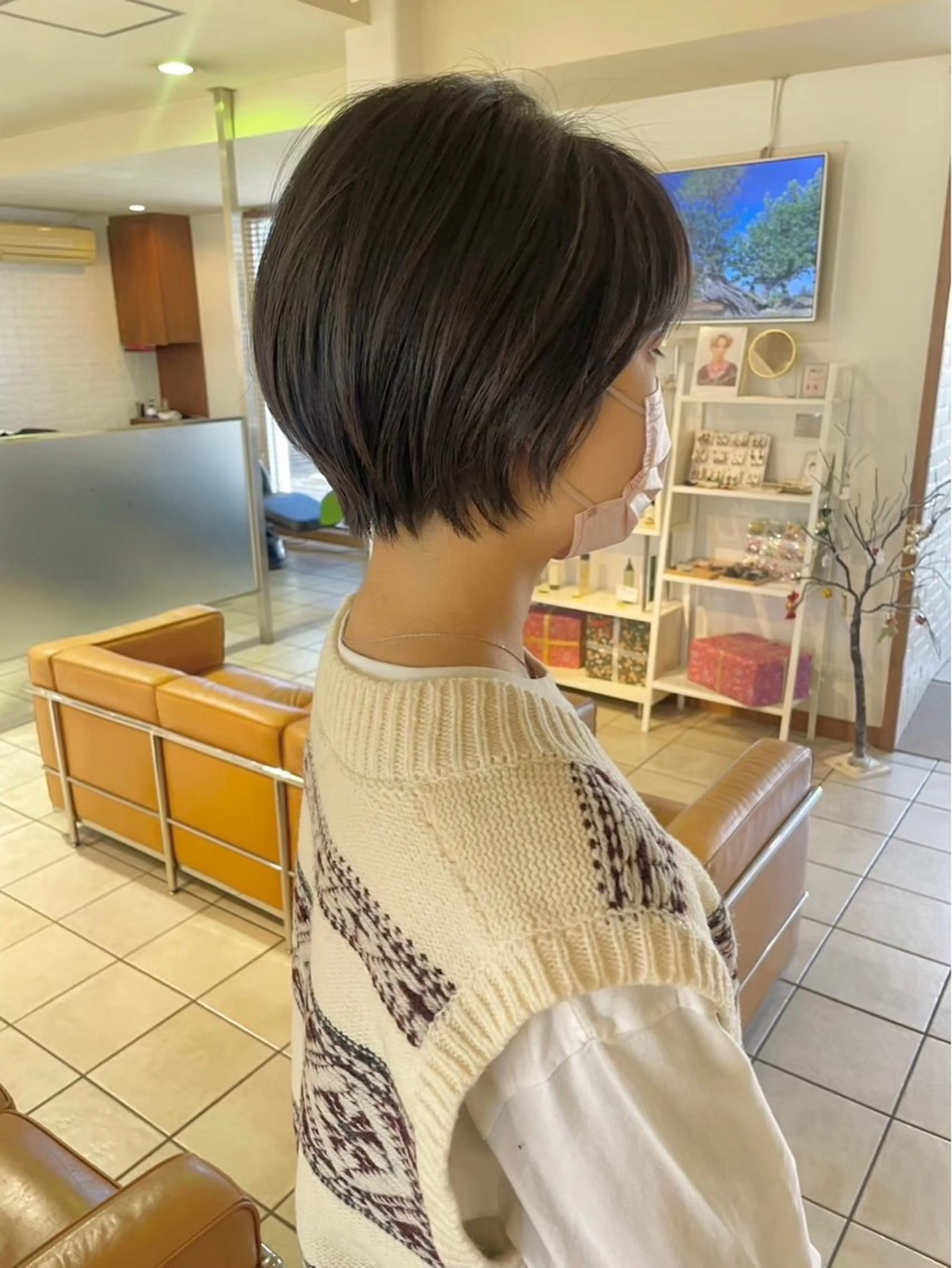 ショート 🌿透明感カラー 松本麻里奈🌼のヘアスタイル