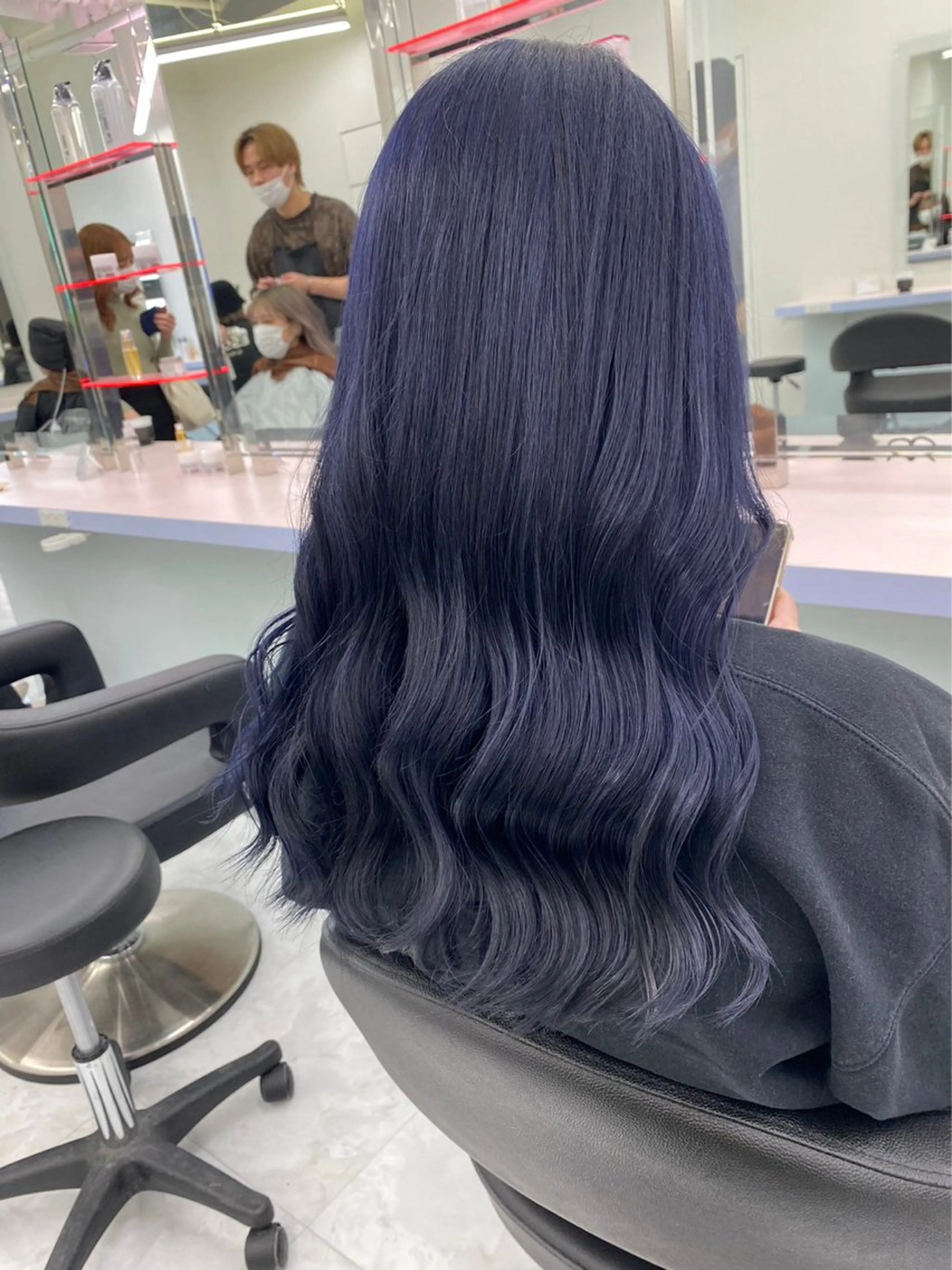 ロング カラー パーマ ヘアアレンジ メンズ 🤍透明感カラー🤍 似合わせ🤍AINEのヘアスタイル