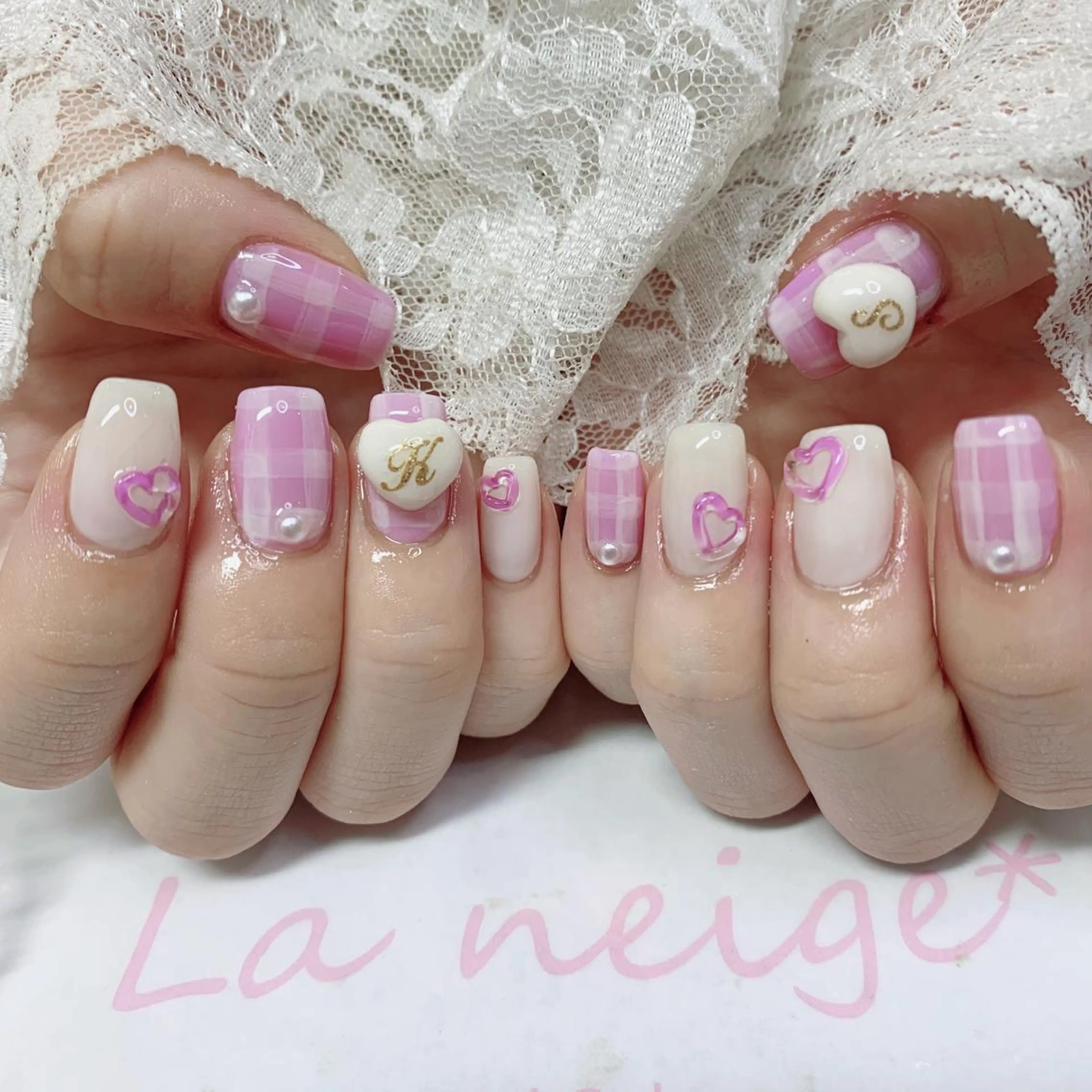 ネイル ハンドネイル La neige* yuki 🐩🌙のネイルデザイン