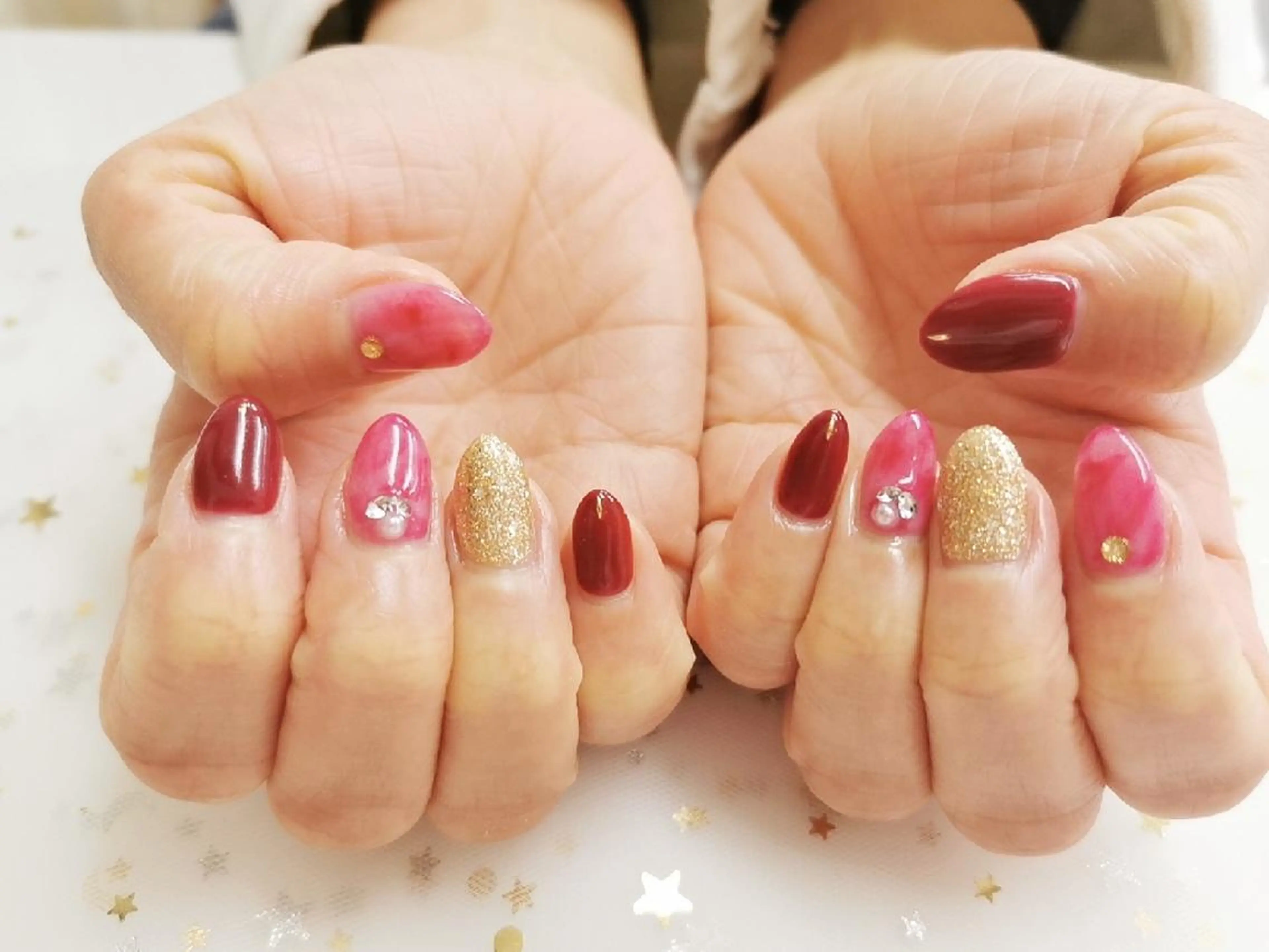 ネイル ハンドネイル 上福岡 らんらんのネイルデザイン