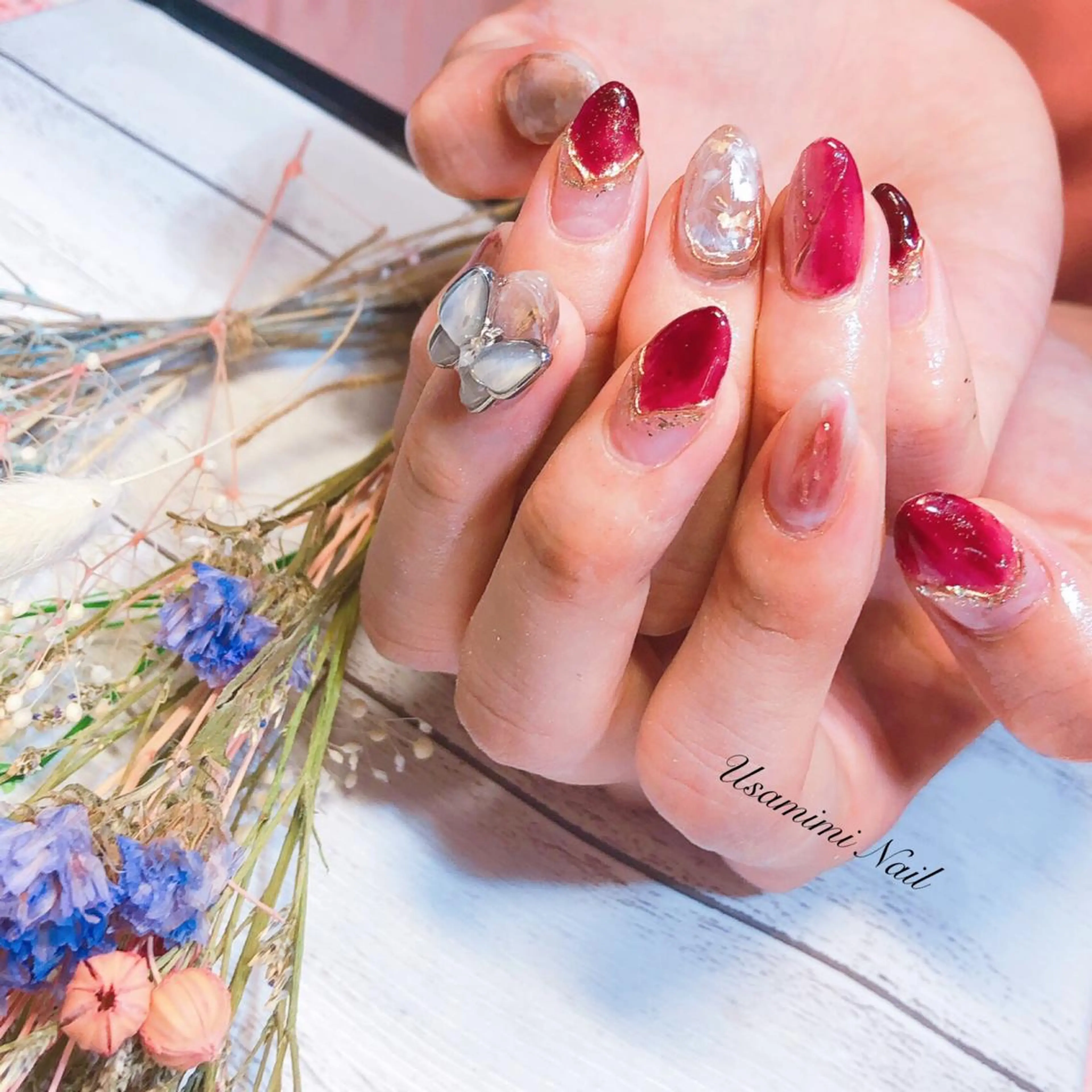 ネイル ハンドネイル USAMiMi 🐰💕のネイルデザイン