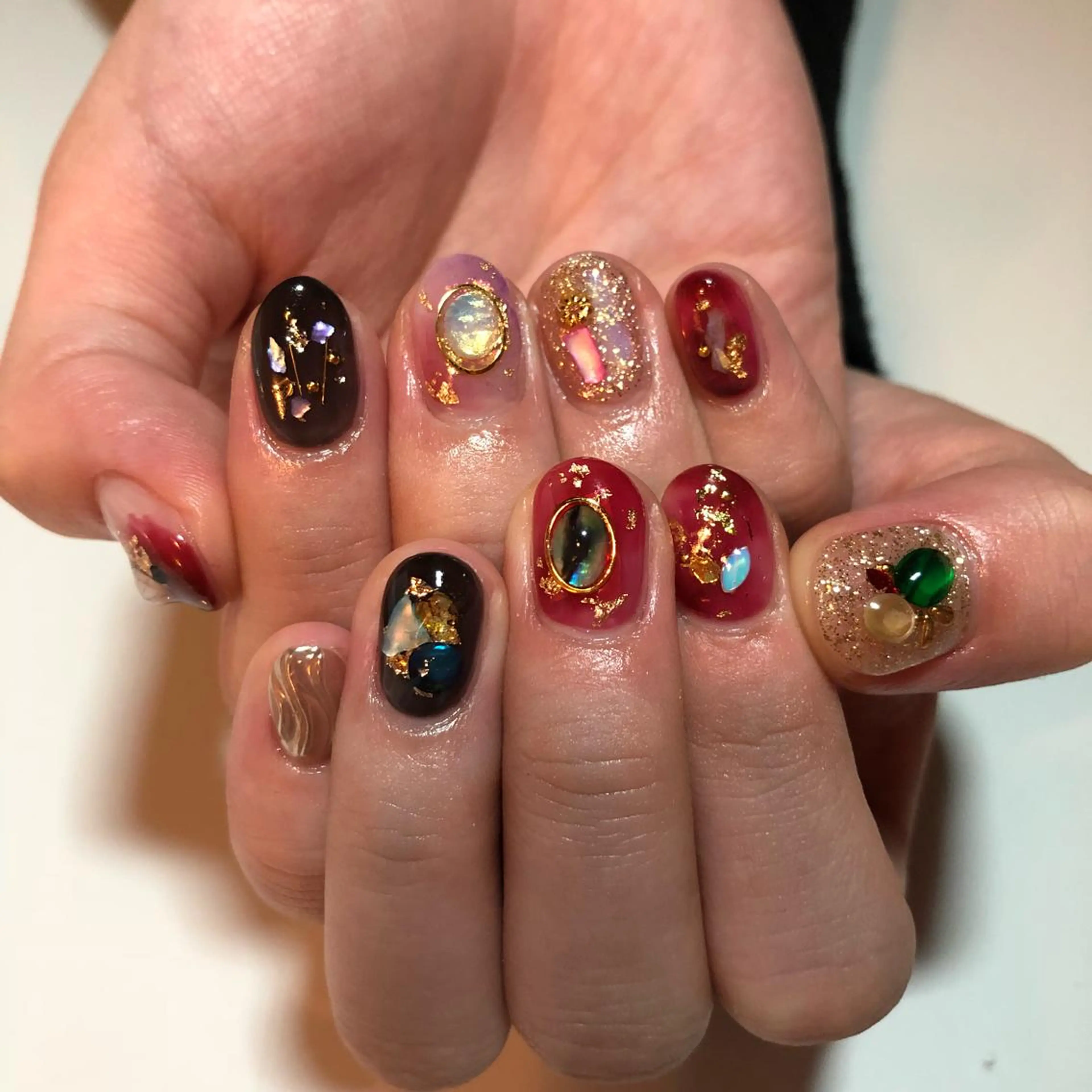 ネイル ニュアンスネイル g-up nail所属・米田 律子のネイルデザイン