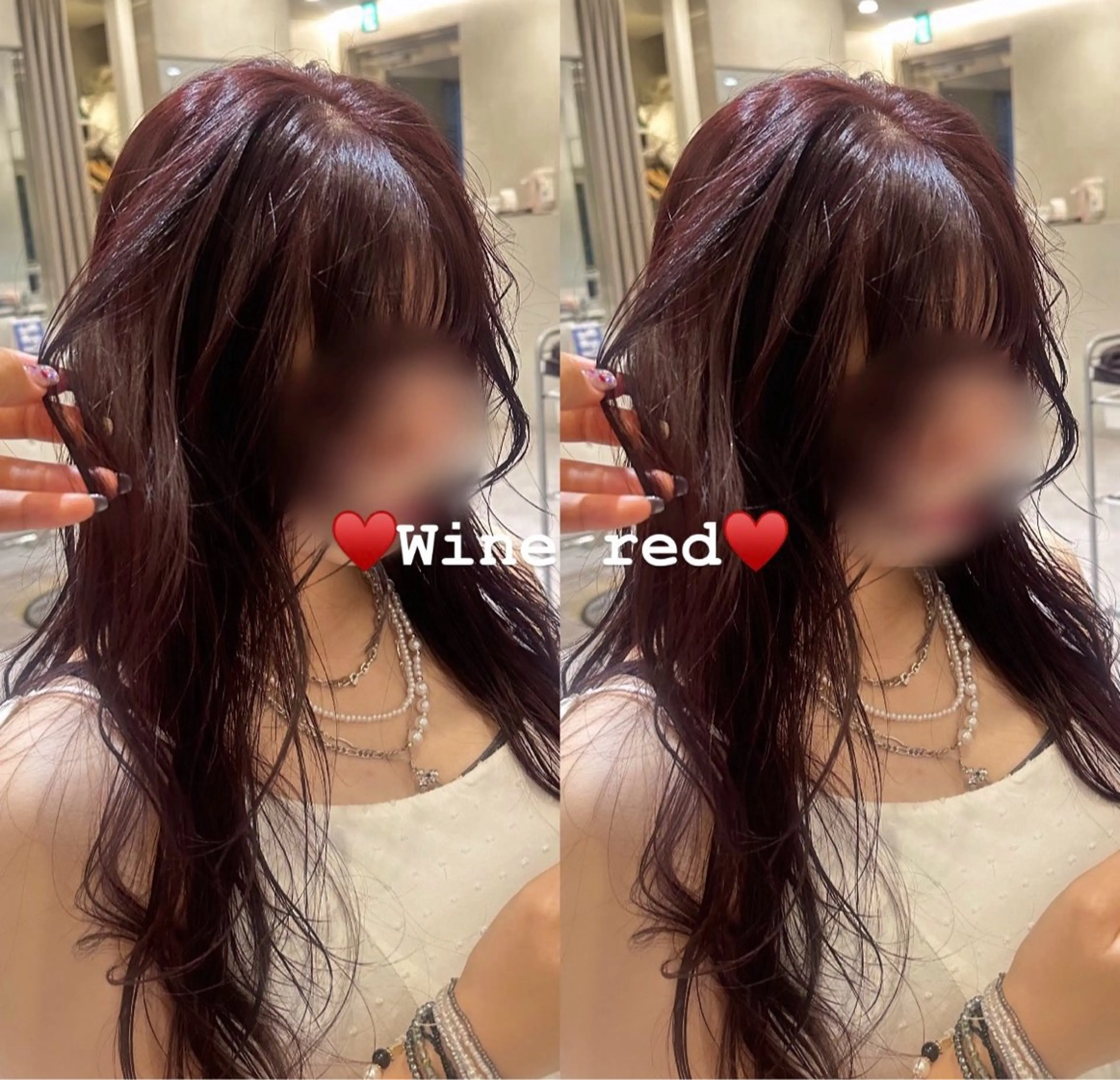 ロング 縮毛矯正 💞Miu / 透明感カラー💞のヘアスタイル