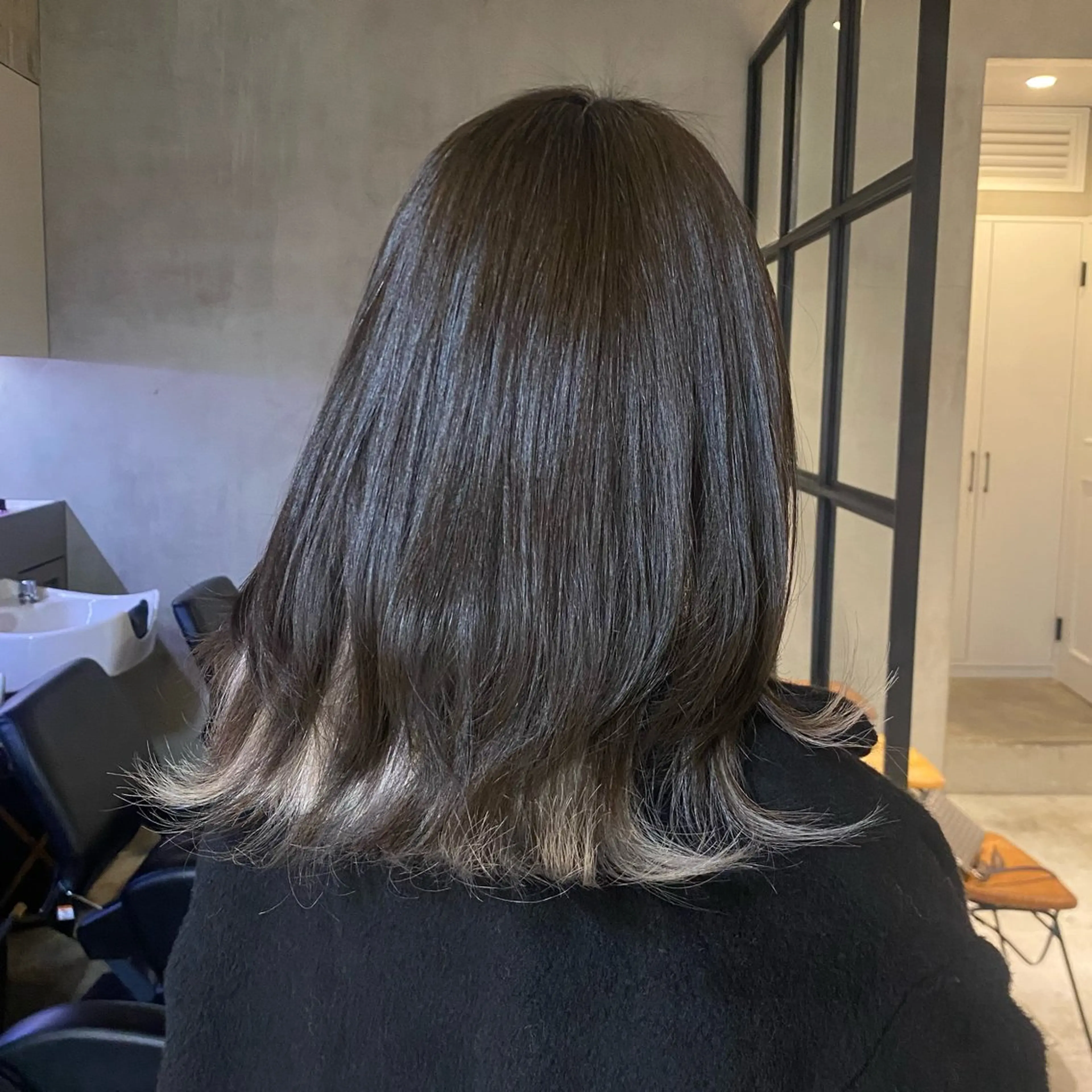 ミディアム カラー ヘアカラー ひなた / elima調布のヘアスタイル