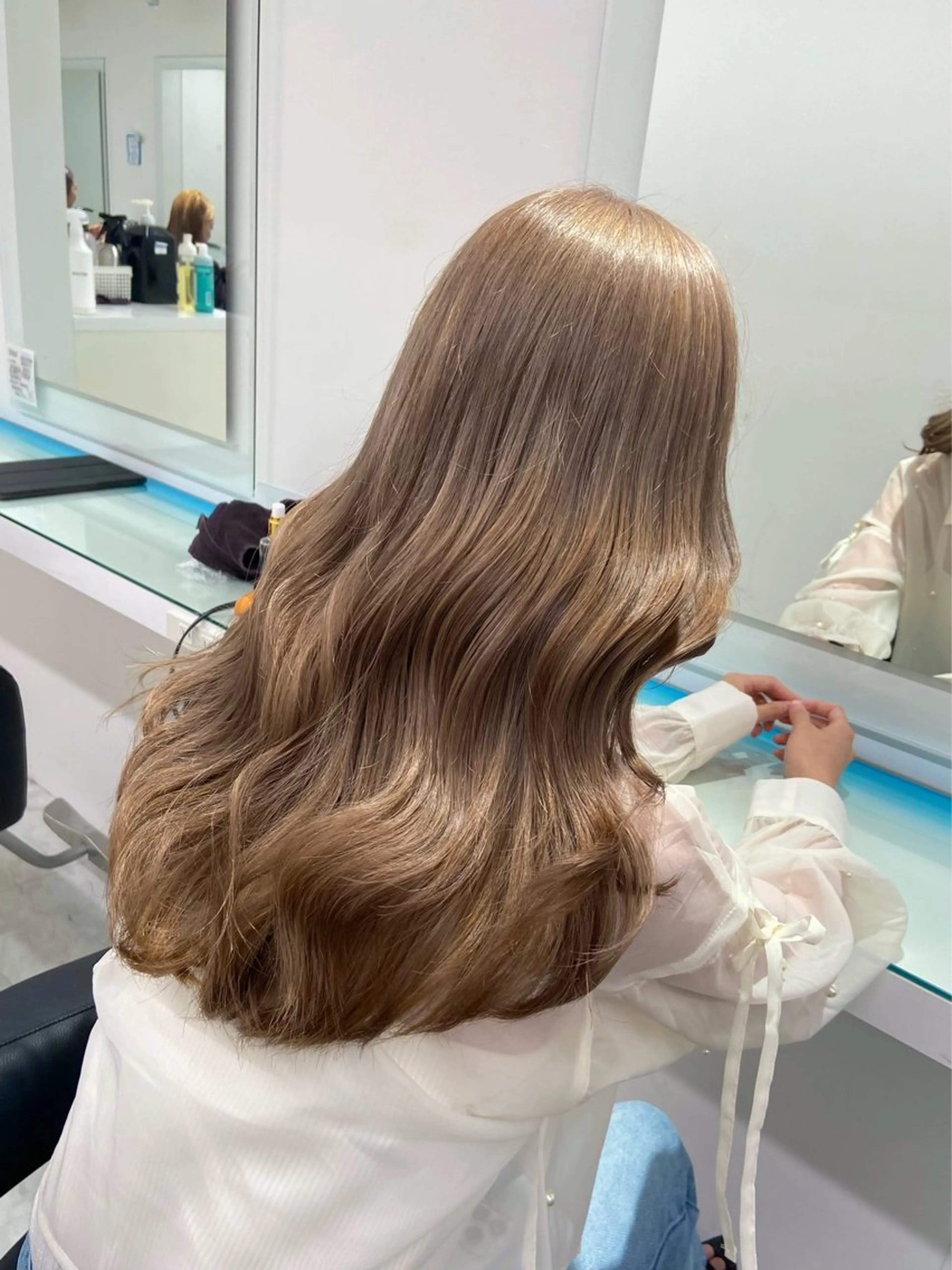 ロング カラー ヘアアレンジ 🎀 yuuka🎀のヘアスタイル