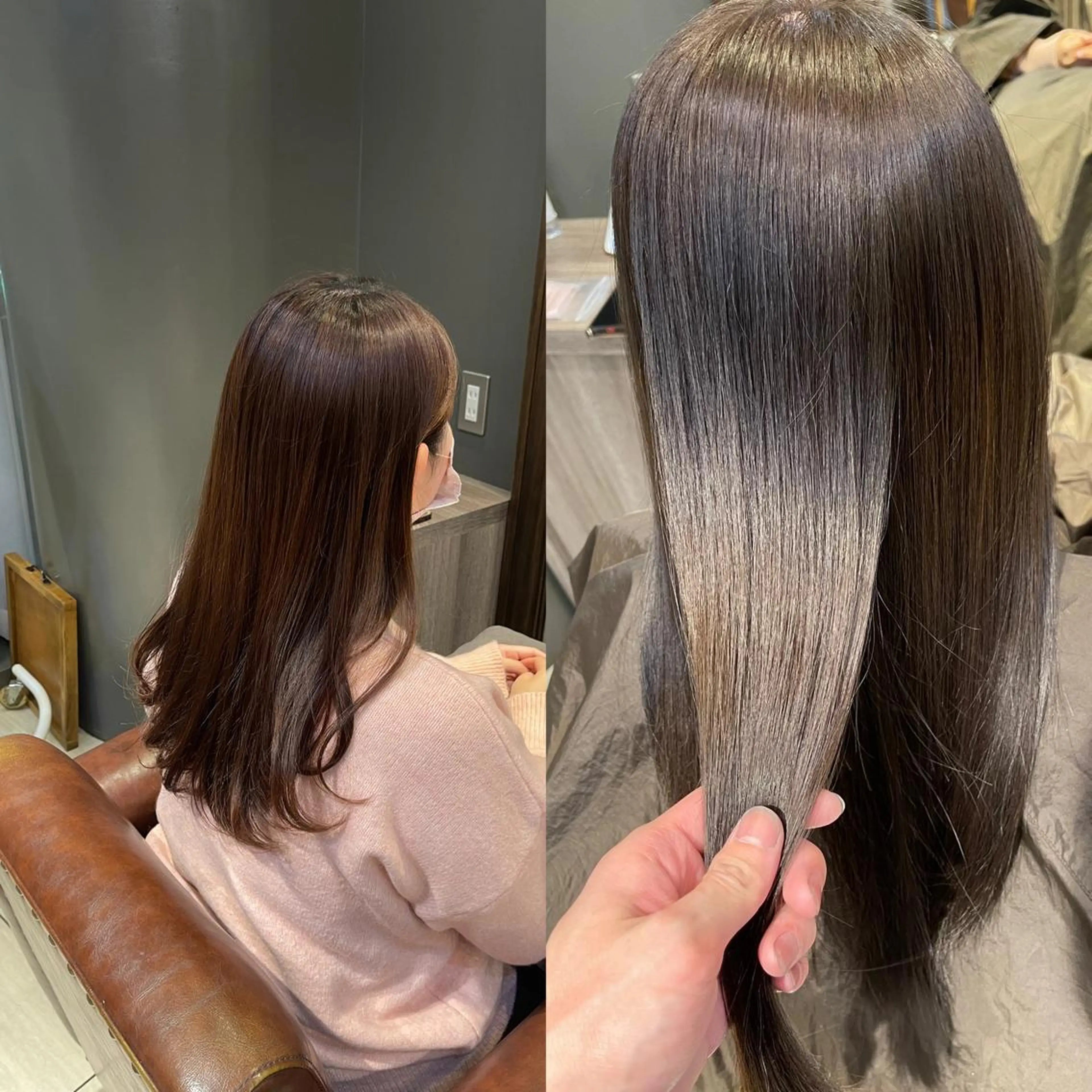 セミロング トリートメント 六本木縮毛矯正/髪質 改善/LOANA鈴木のヘアスタイル