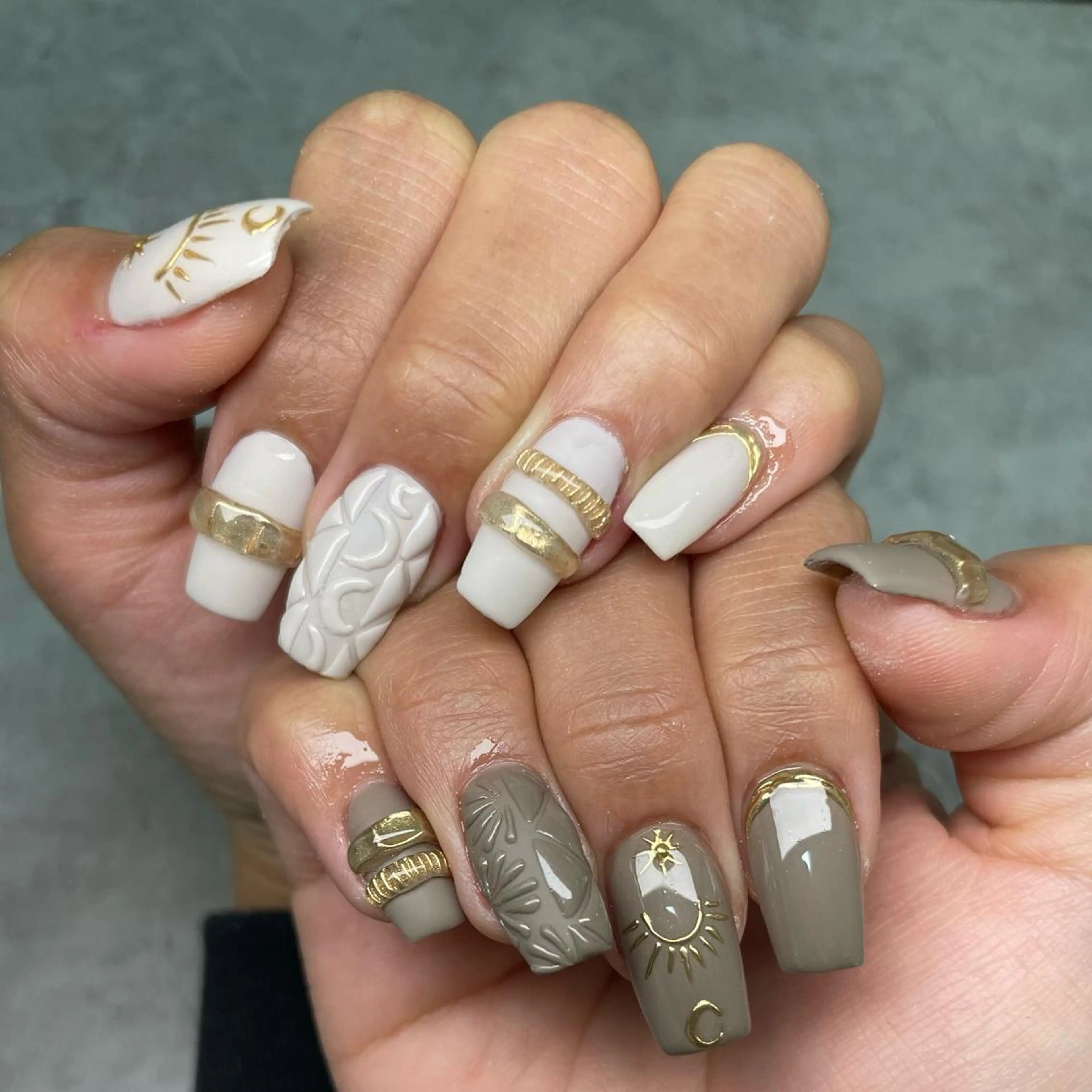 ネイル ハンドネイル YUNA FUKUDAのネイルデザイン