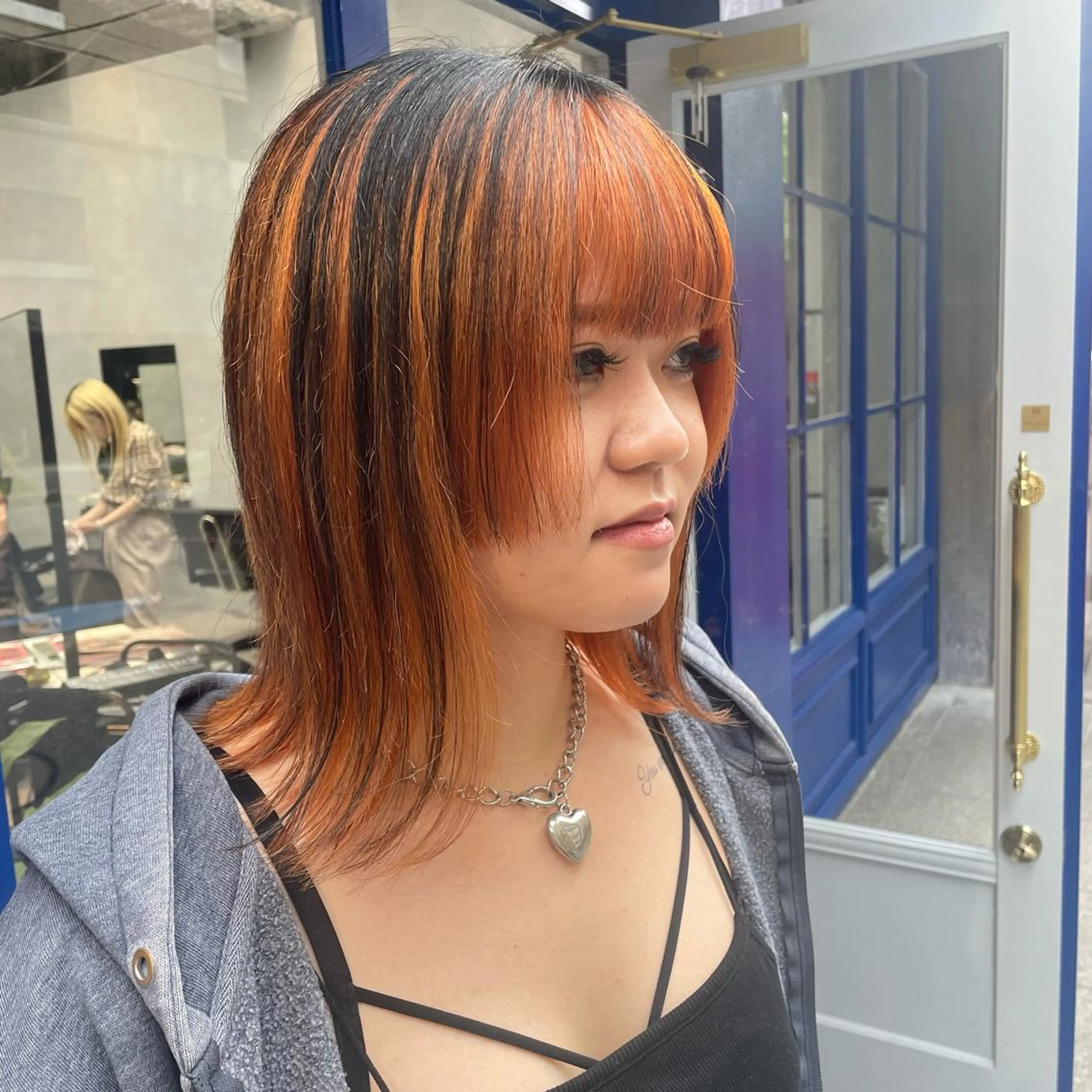 セミロング カット ヘアカラー 🫧艶髪/ブリーチ 🐳honami🫧のヘアスタイル