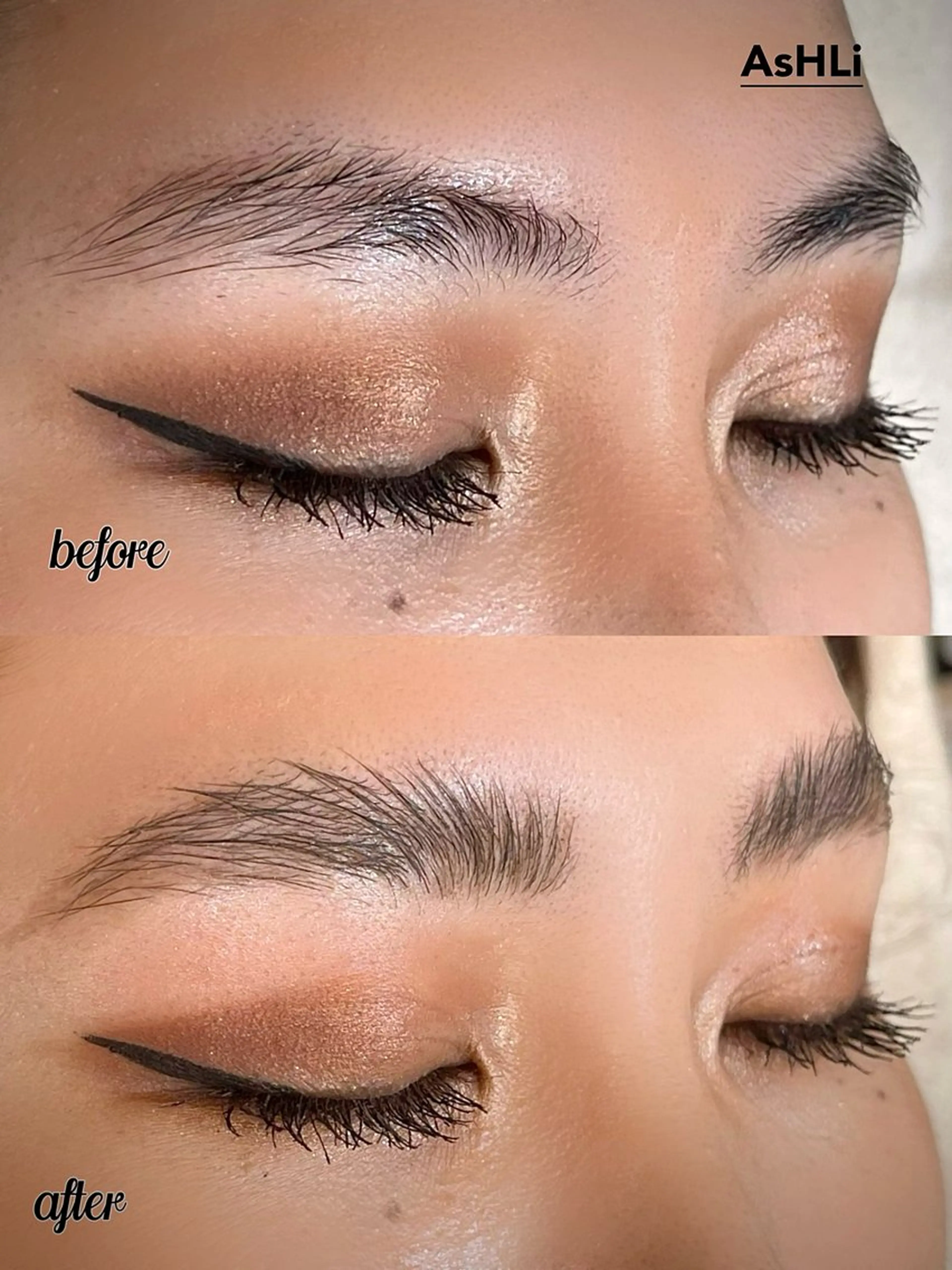 アイブロウ ハリウッドブロウリフト AsHLi 南青山のエステ・リラクイメージ