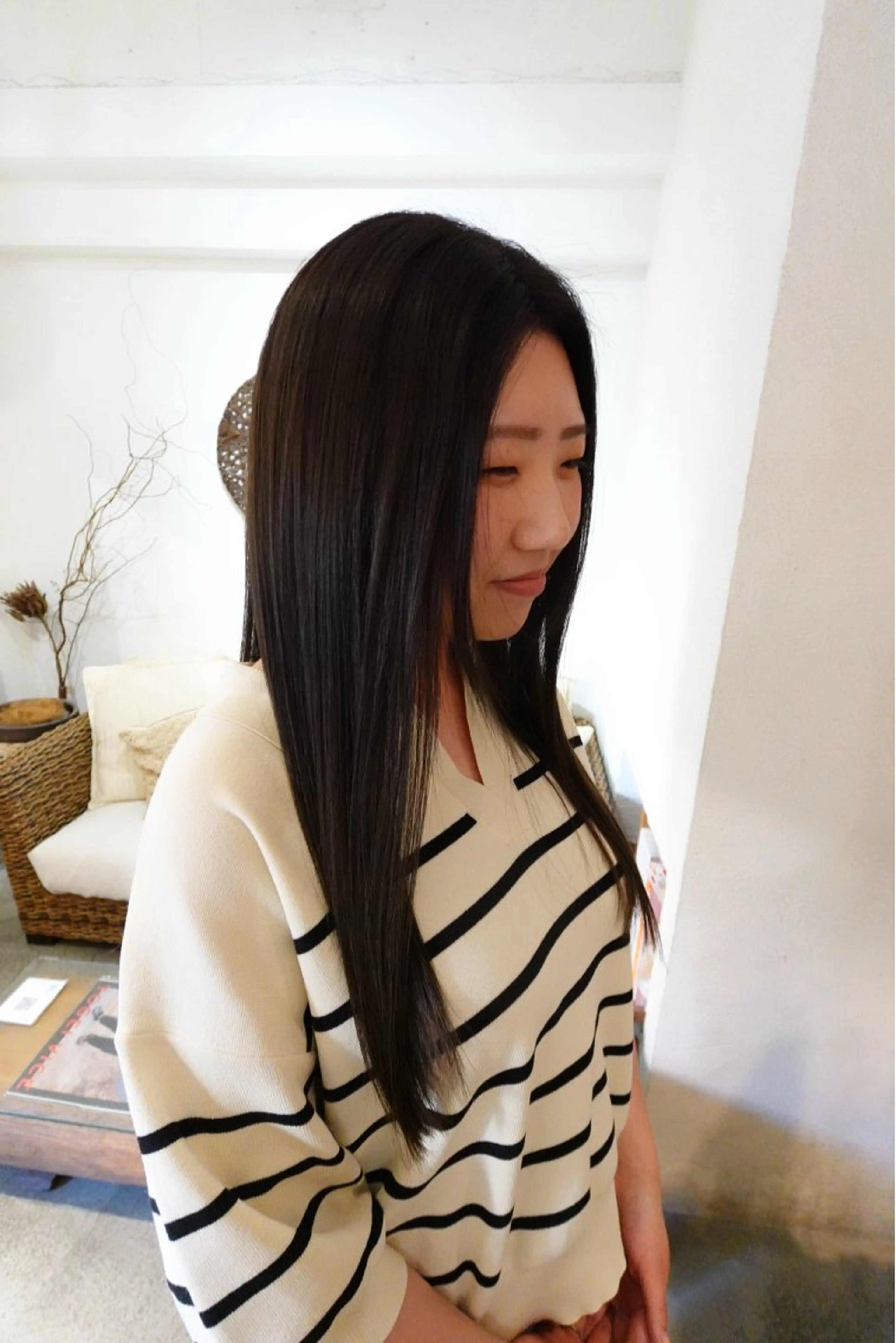 ロング カット ヘアカラー トリートメント ヘッドスパ putri店長 和田鈴采のヘアスタイル