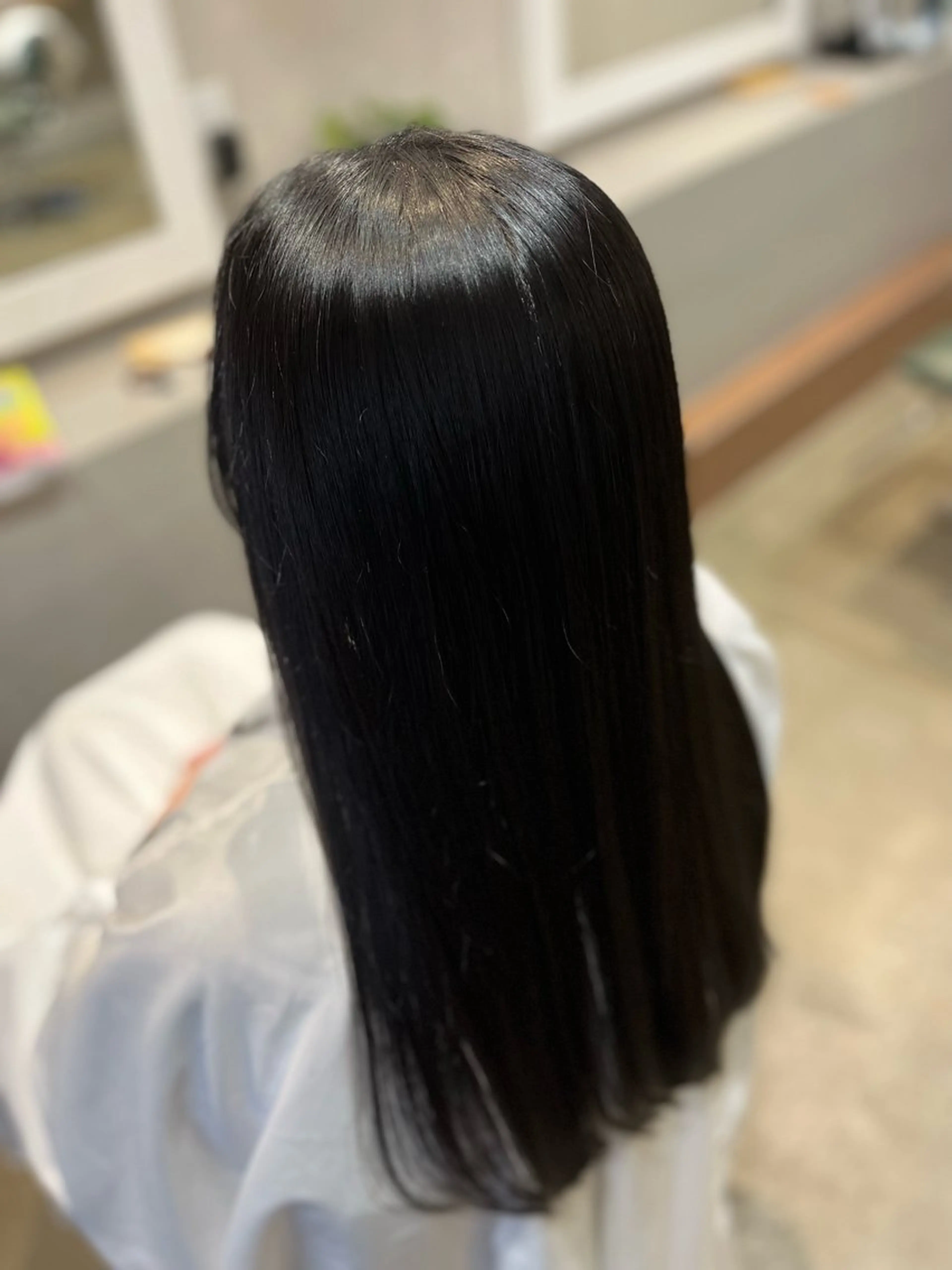 ロング カット ヘッドスパ 岩田 実那のヘアスタイル
