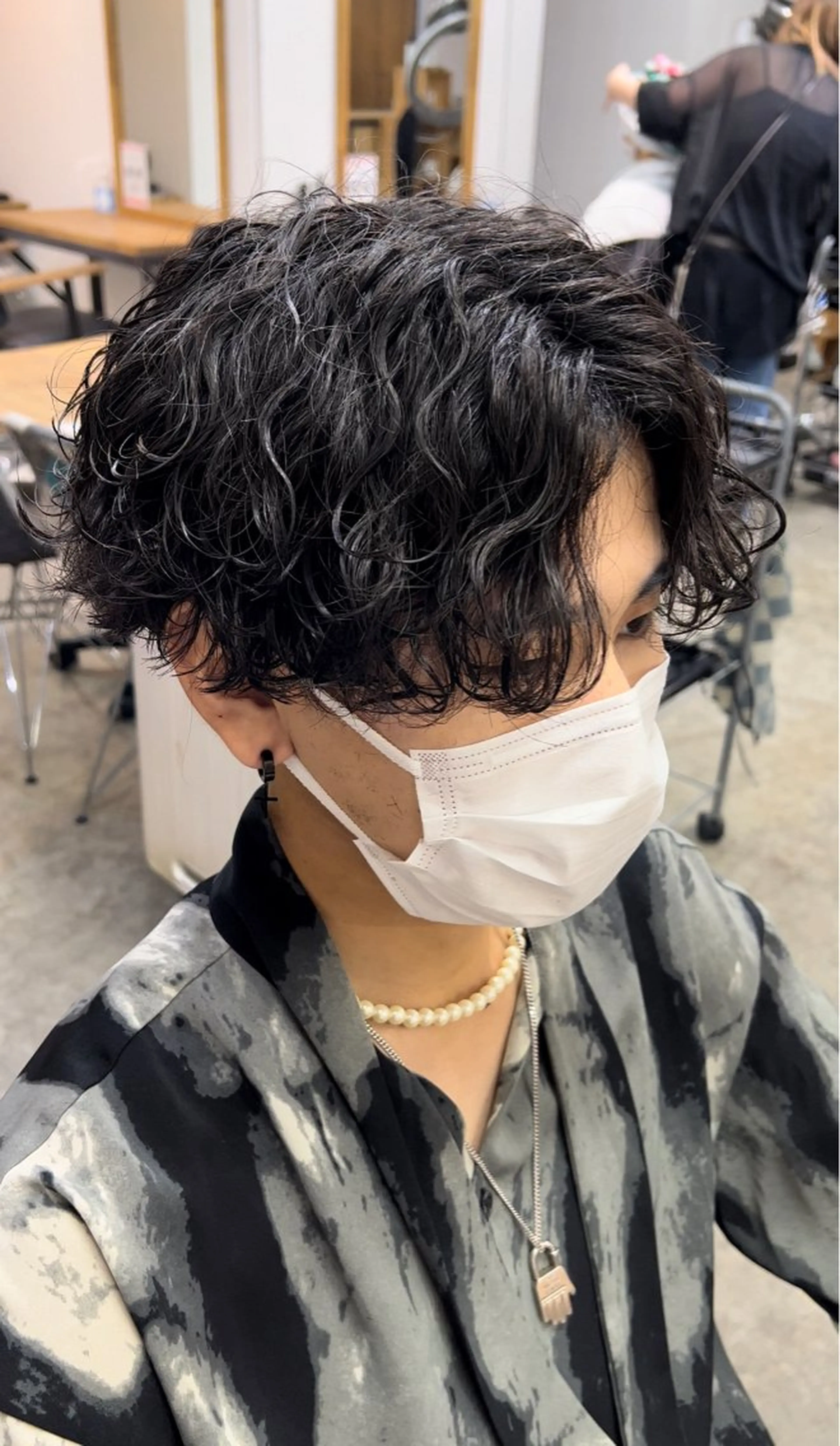 パーマ メンズ YUKI 新宿カット パーマ/カラーのヘアスタイル