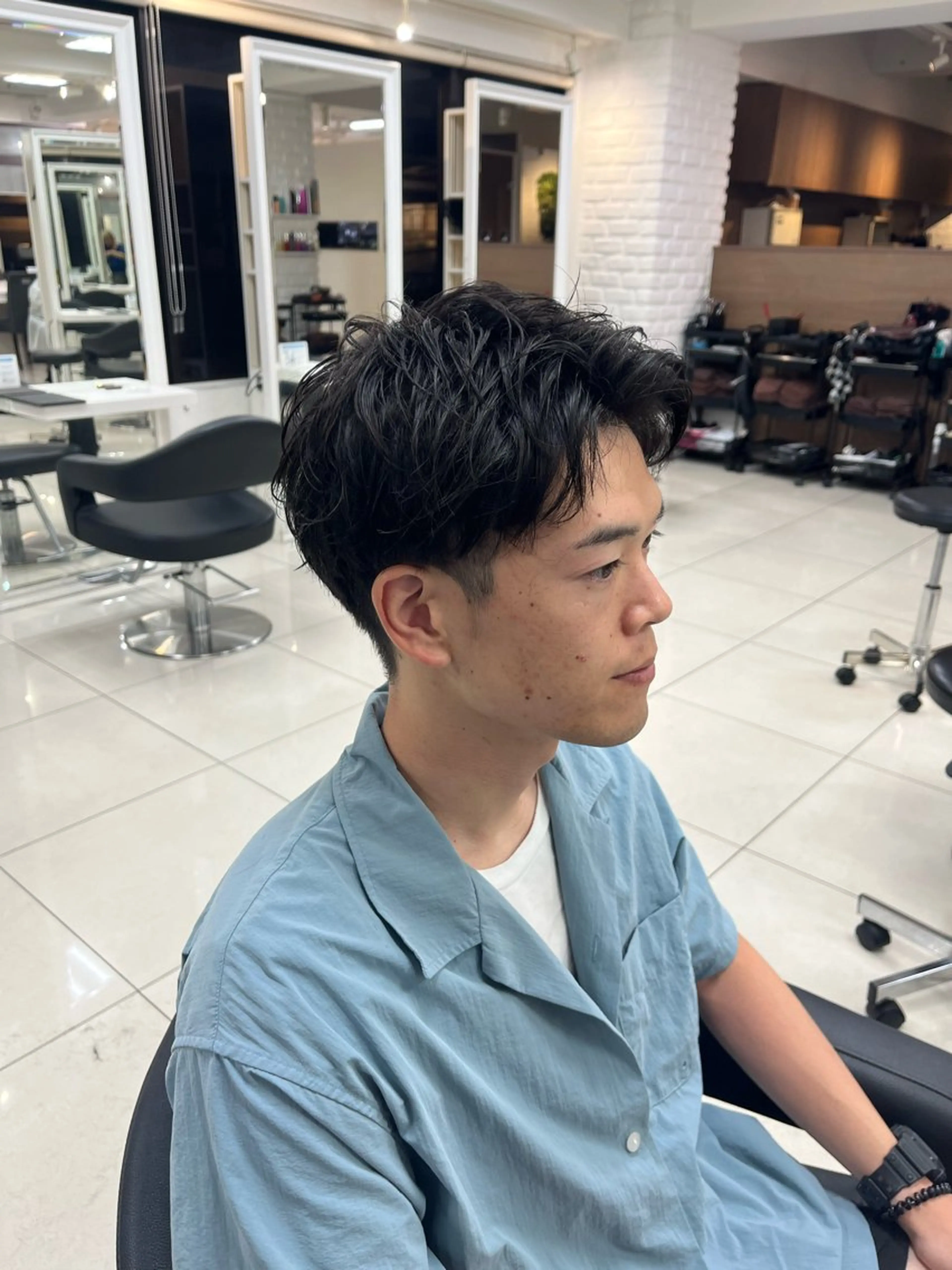 ショート メンズ メンズパーマ職人 パーマ🔥ritaのヘアスタイル