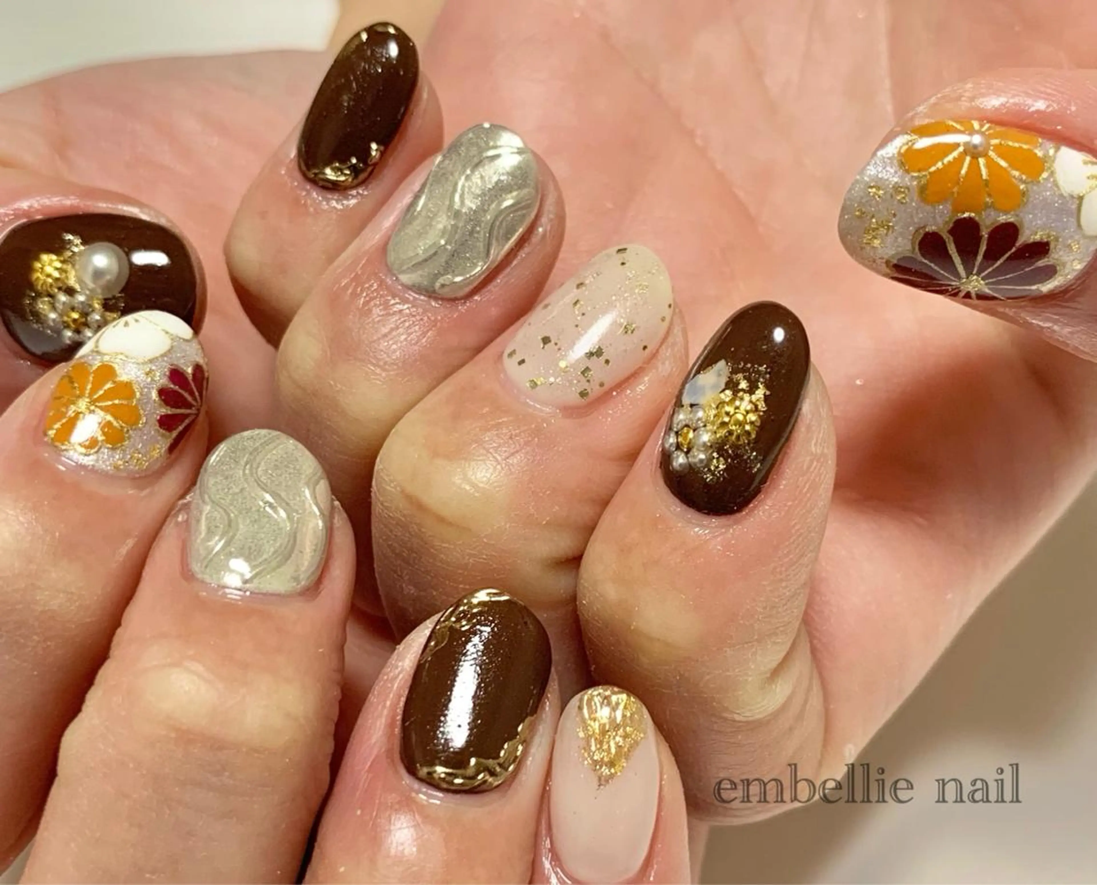 ネイル フラワーネイル miyasaka erikoのネイルデザイン