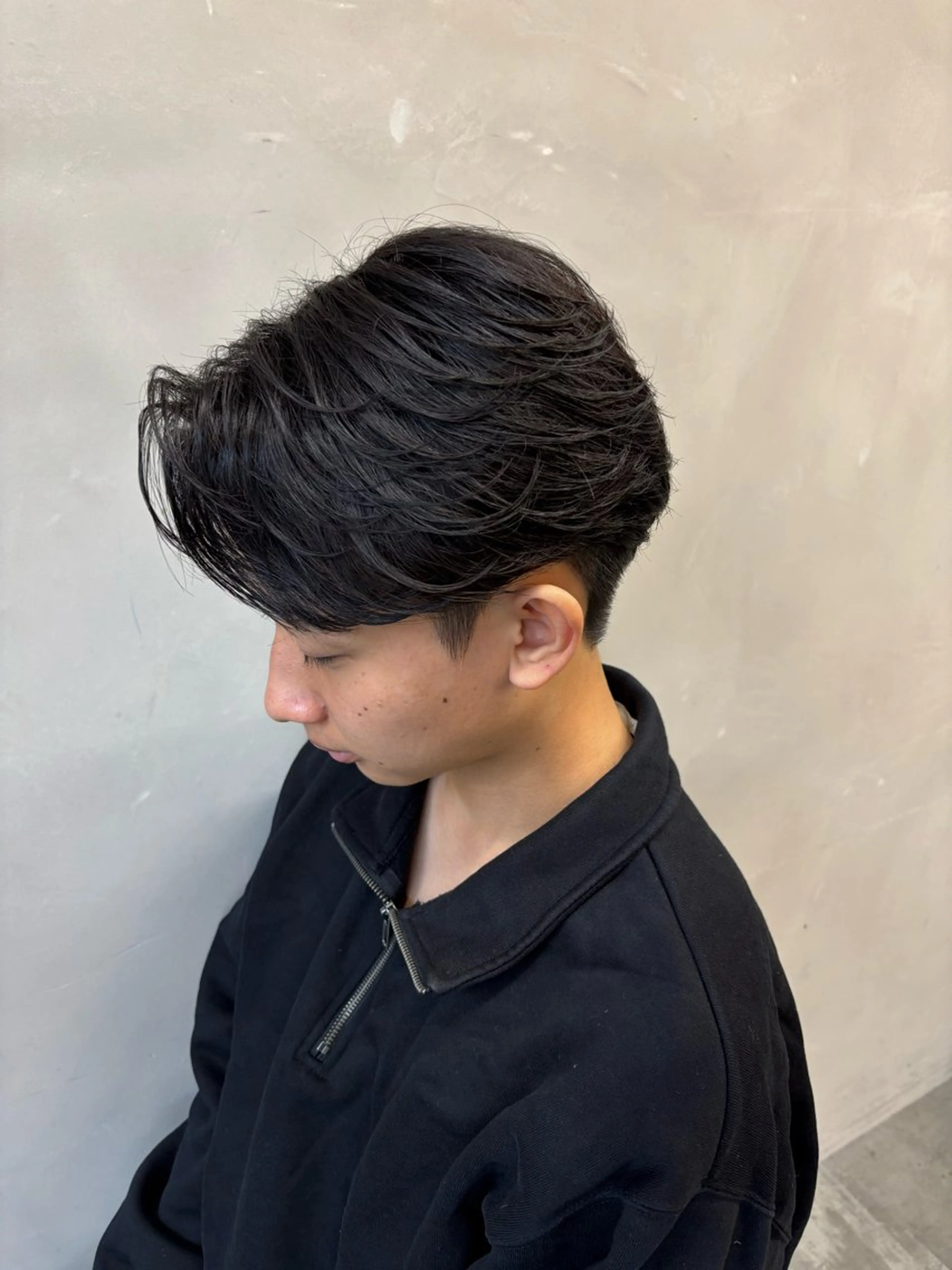 ショート メンズ カット パーマ 鹿児島 TSUBASAのヘアスタイル