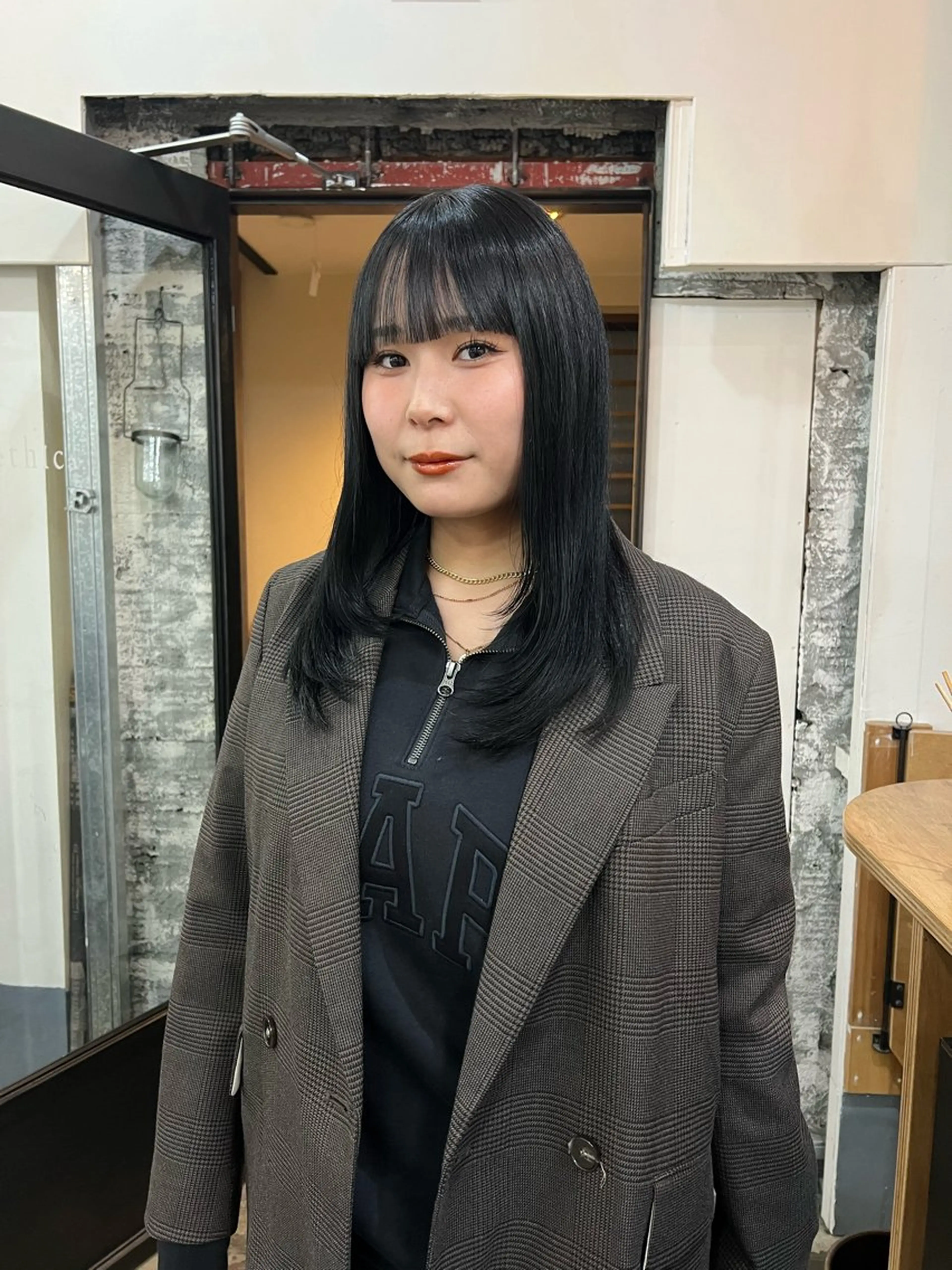 セミロング 🌈いけだ あみ🌷のヘアスタイル