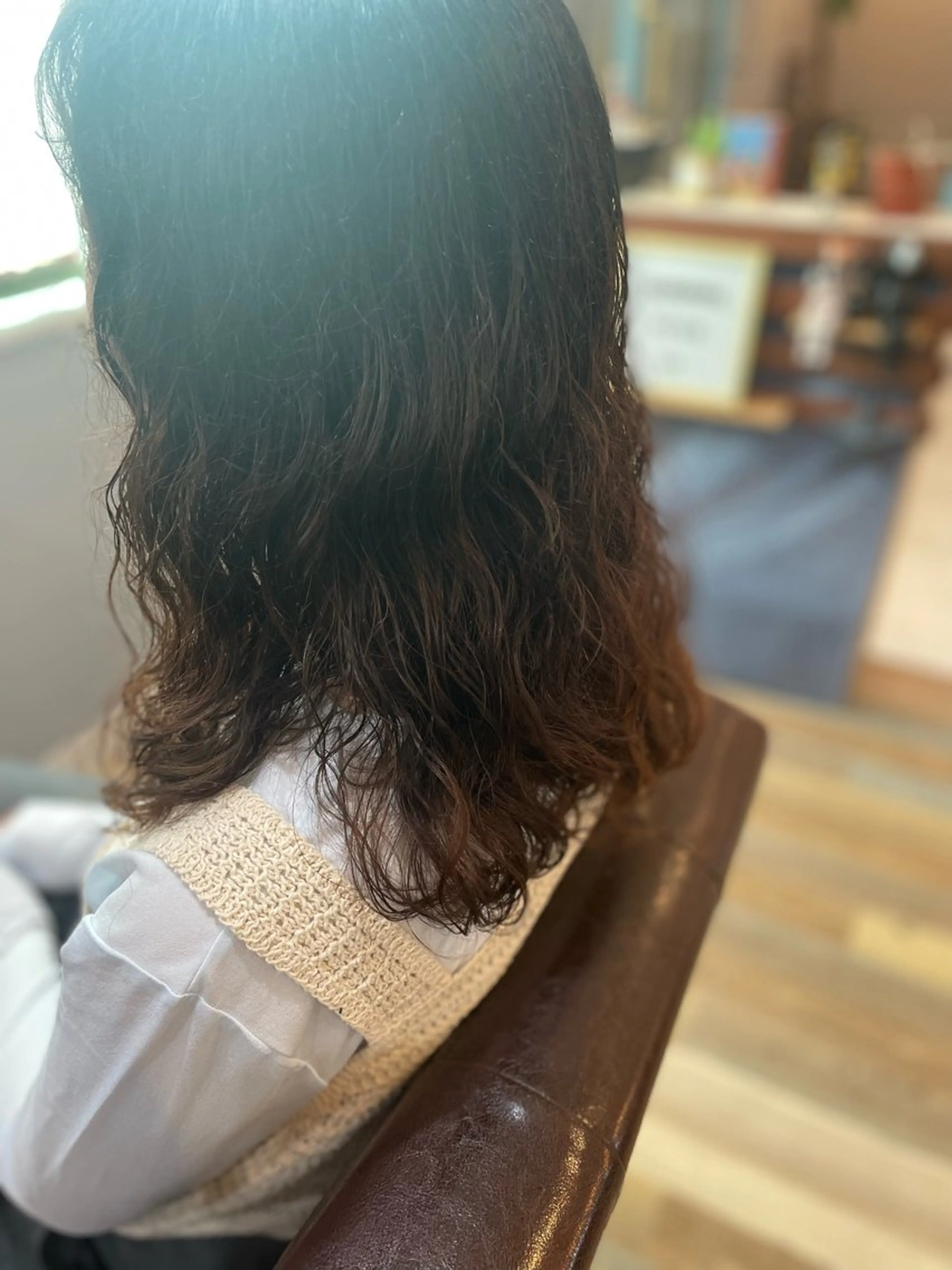 セミロング パーマ 似合わせhair🌼 misakiのヘアスタイル