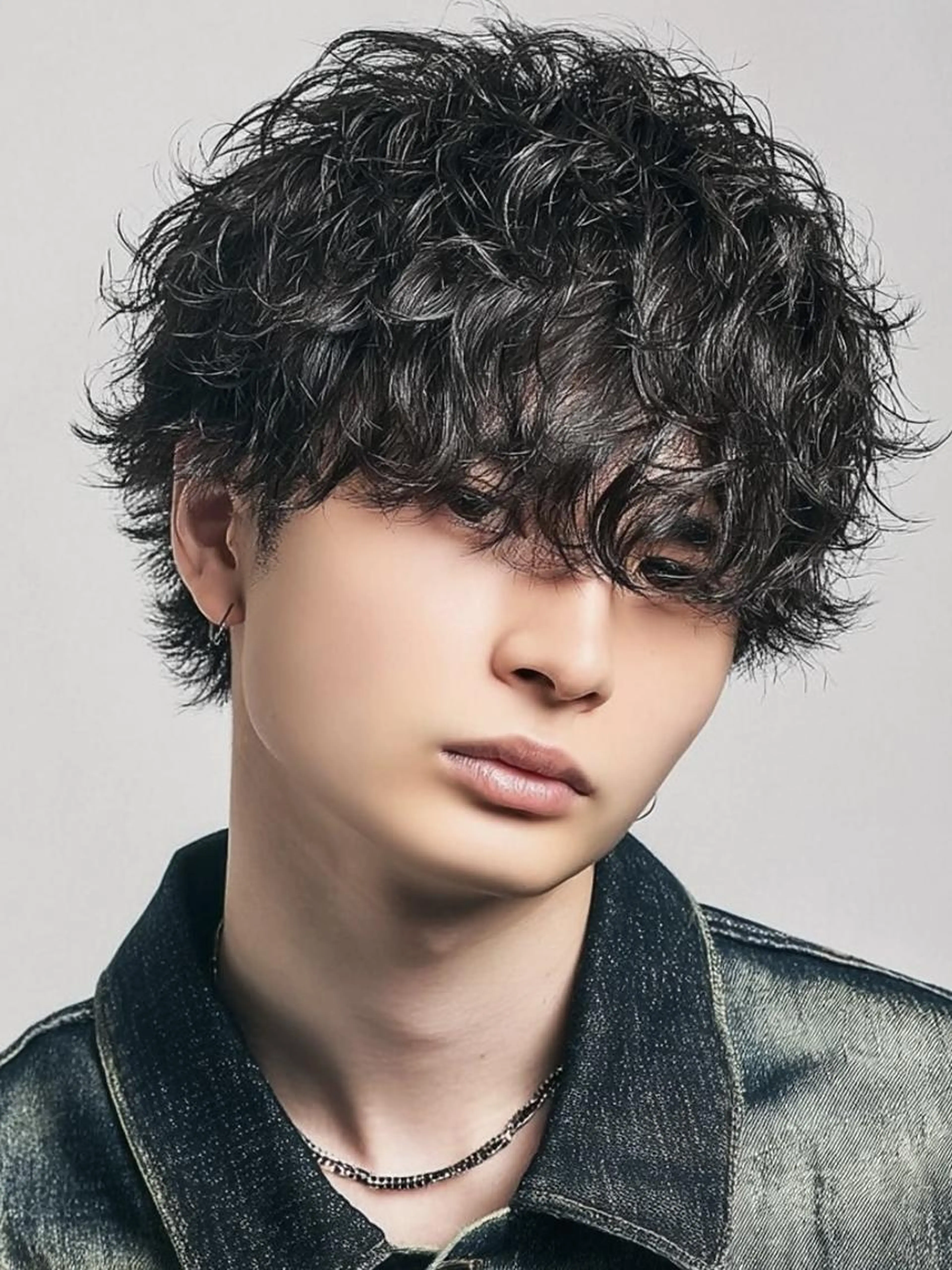 メンズカット+波巻き🧑🦱の写真