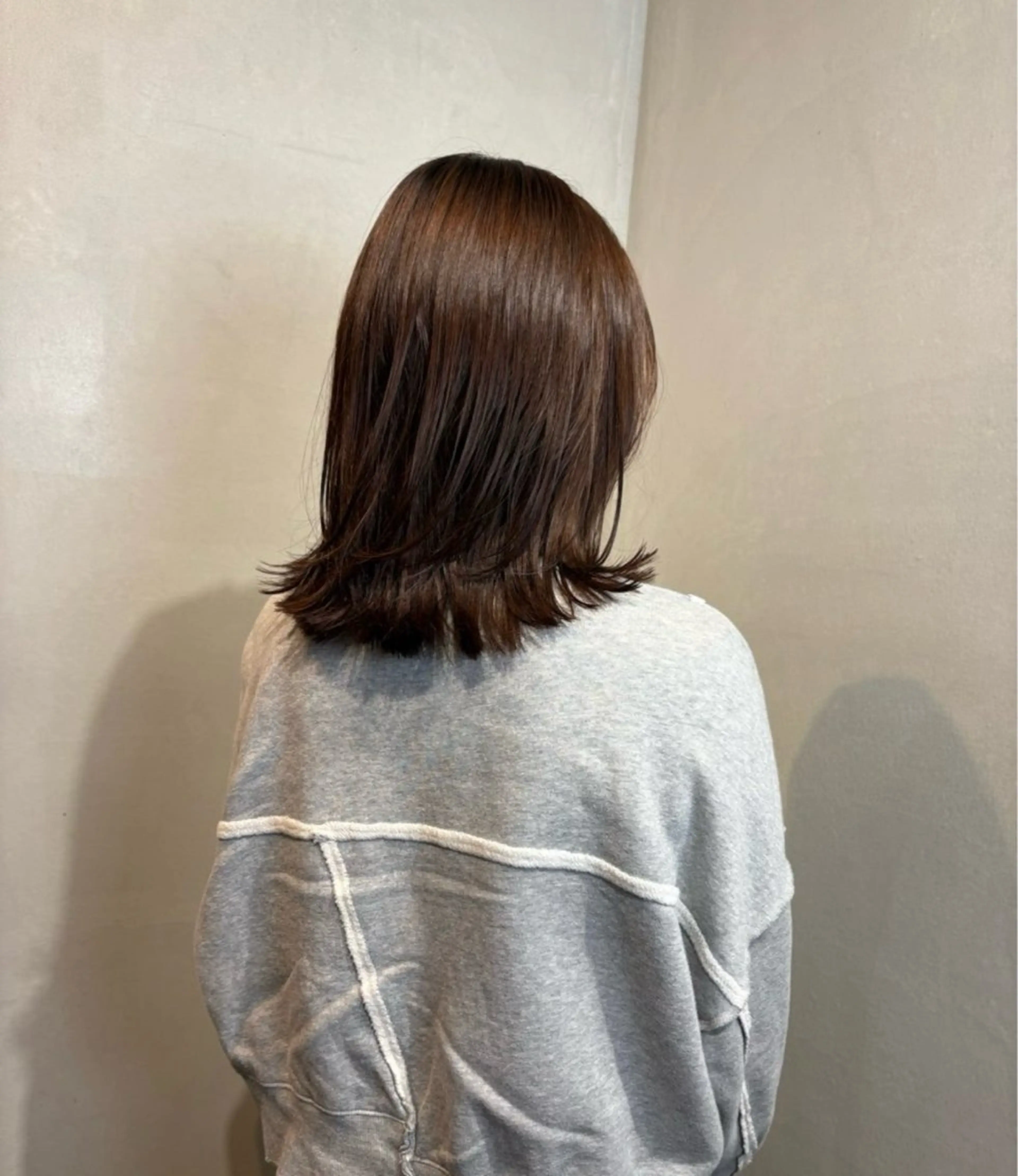 ミディアム レイヤーカット カット ヘアカラー BeBe /スタイリストのヘアスタイル