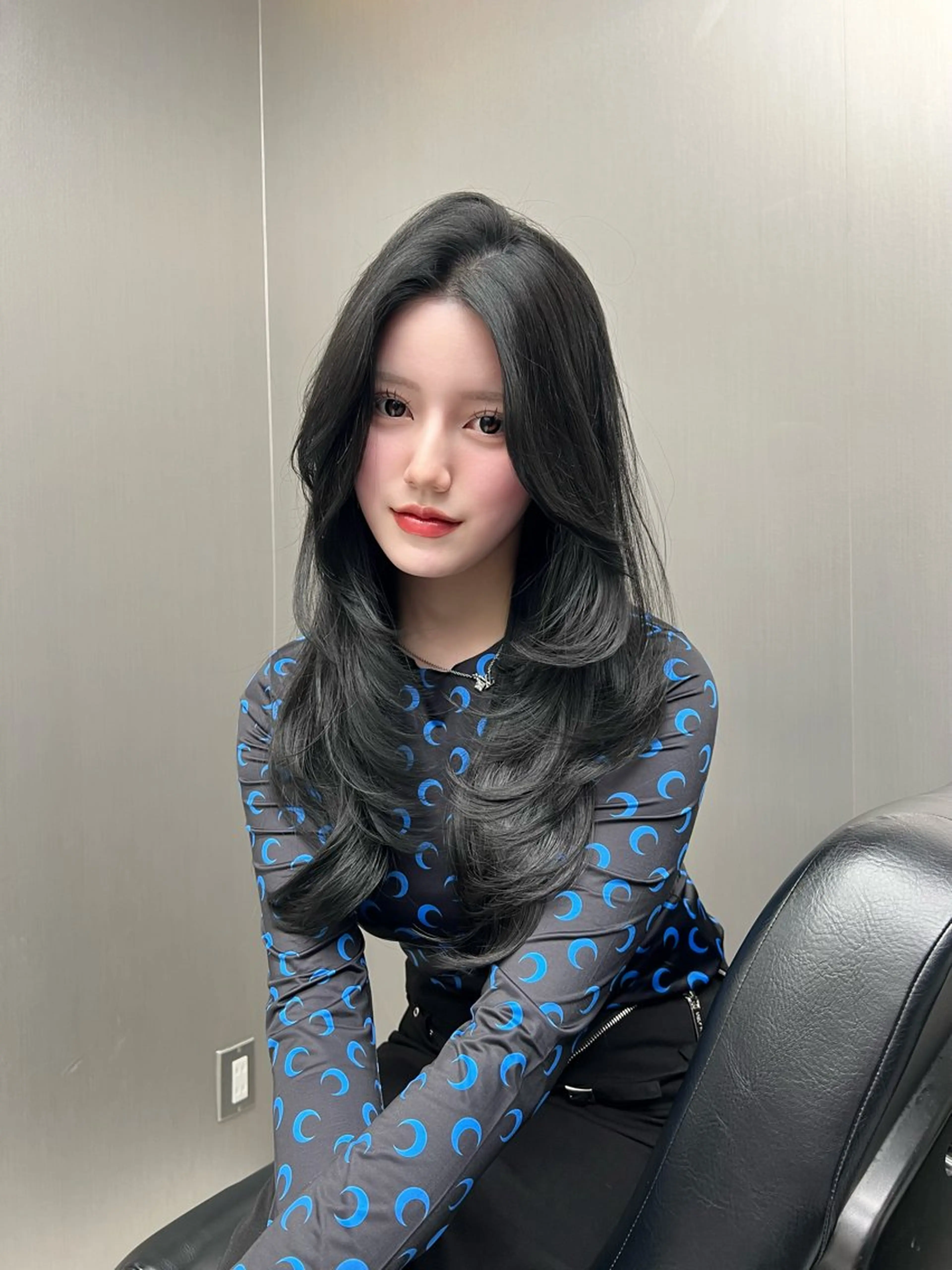 ロング カラー カット ヘアカラー トリートメント みつゆ 表参道/原宿のヘアスタイル