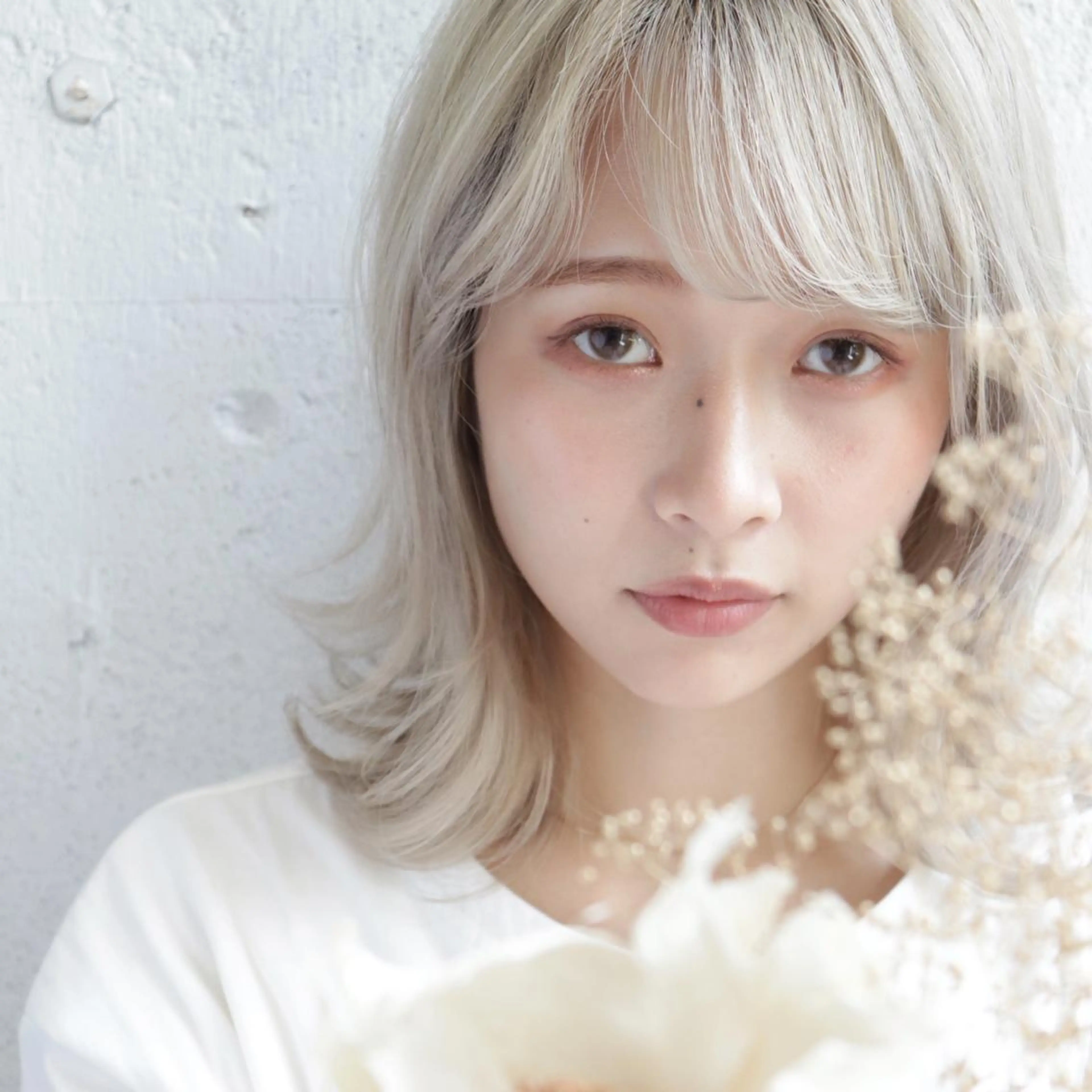 ミディアム カラー パーマ ヘアアレンジ メンズ キッズ ケアブリーチ×ハイト ーン専門/SHOTAのヘアスタイル