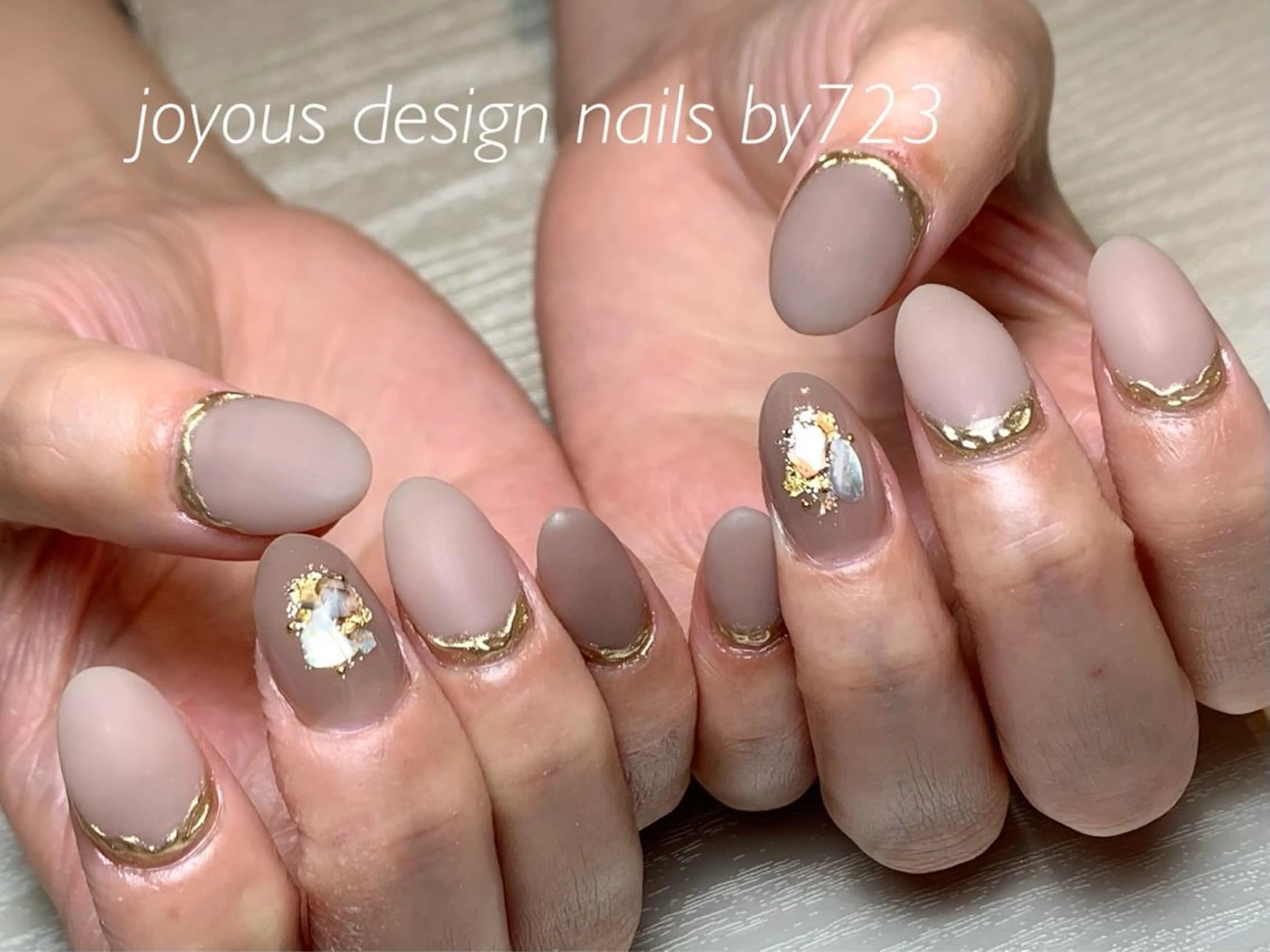 ネイル マットネイル ハンドネイル jdn natsumiのネイルデザイン