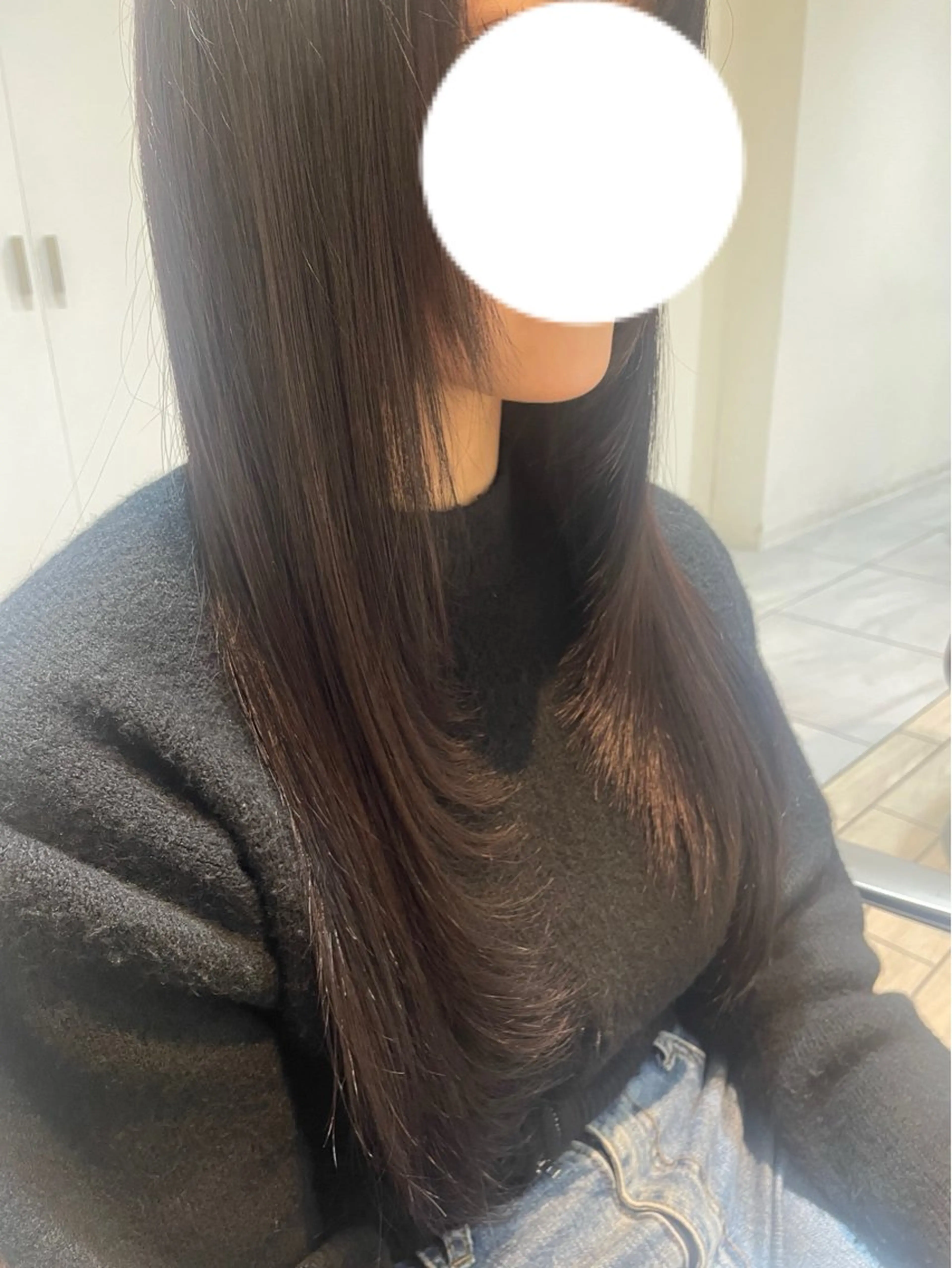ロング 平 真亜里のヘアスタイル