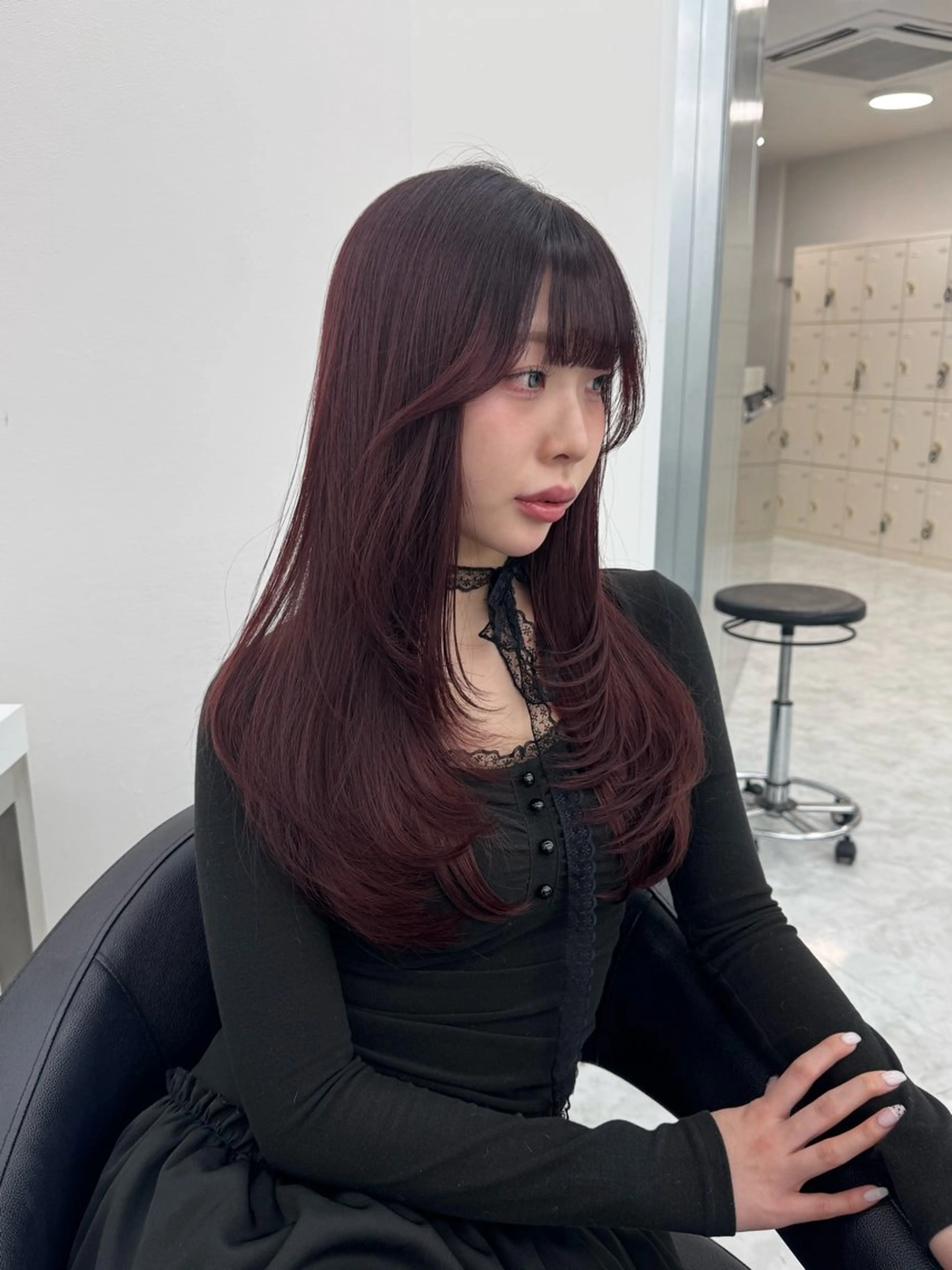 ロング カラー レイヤーカット カット ヘアカラー トリートメント 天神/美髪カラー /矯正/kaitoのヘアスタイル