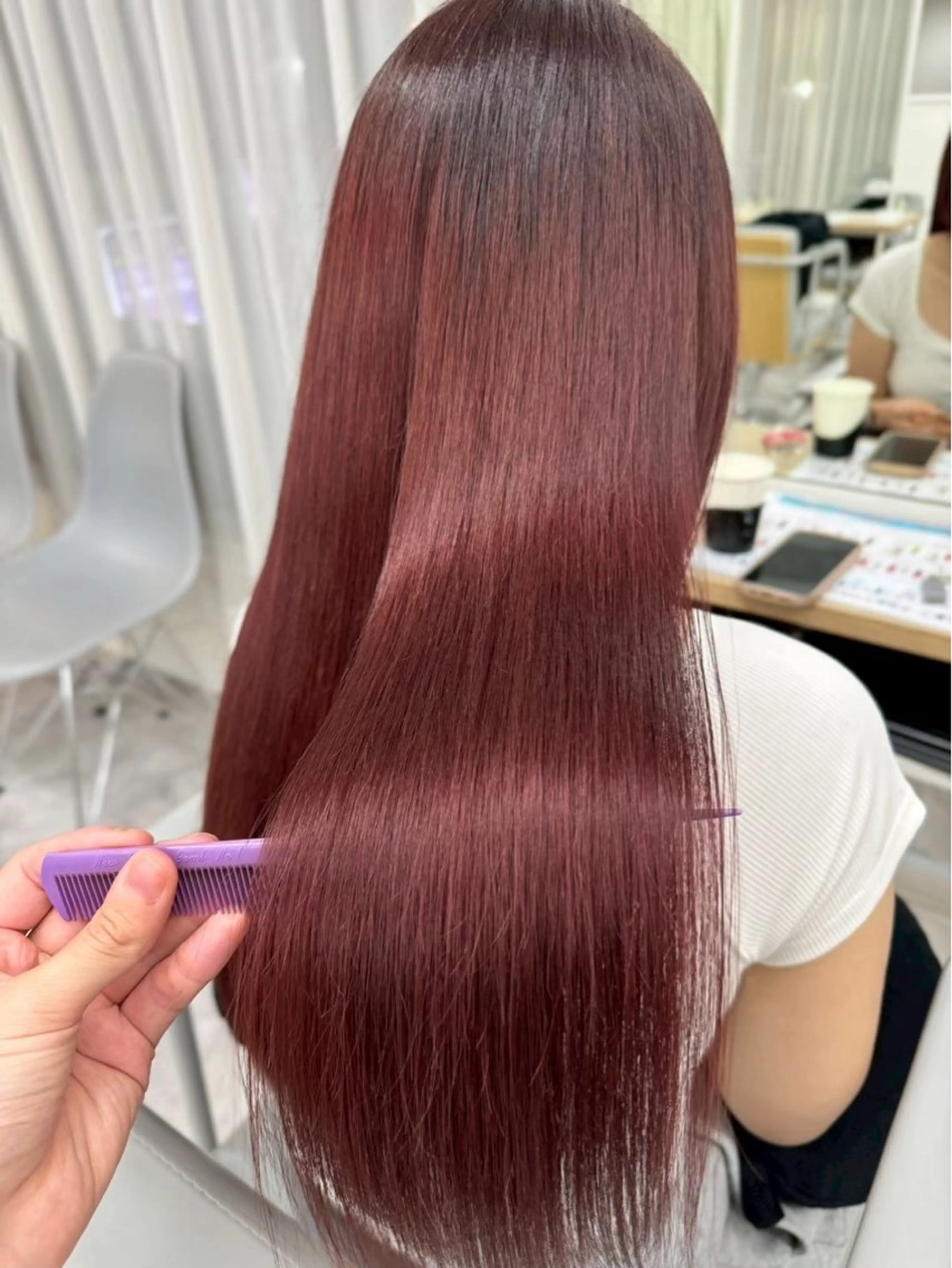 ロング カラー ヘアカラー トリートメント 髪質改善Acero.所属・髪質改善Acero. shoyaのヘアスタイル