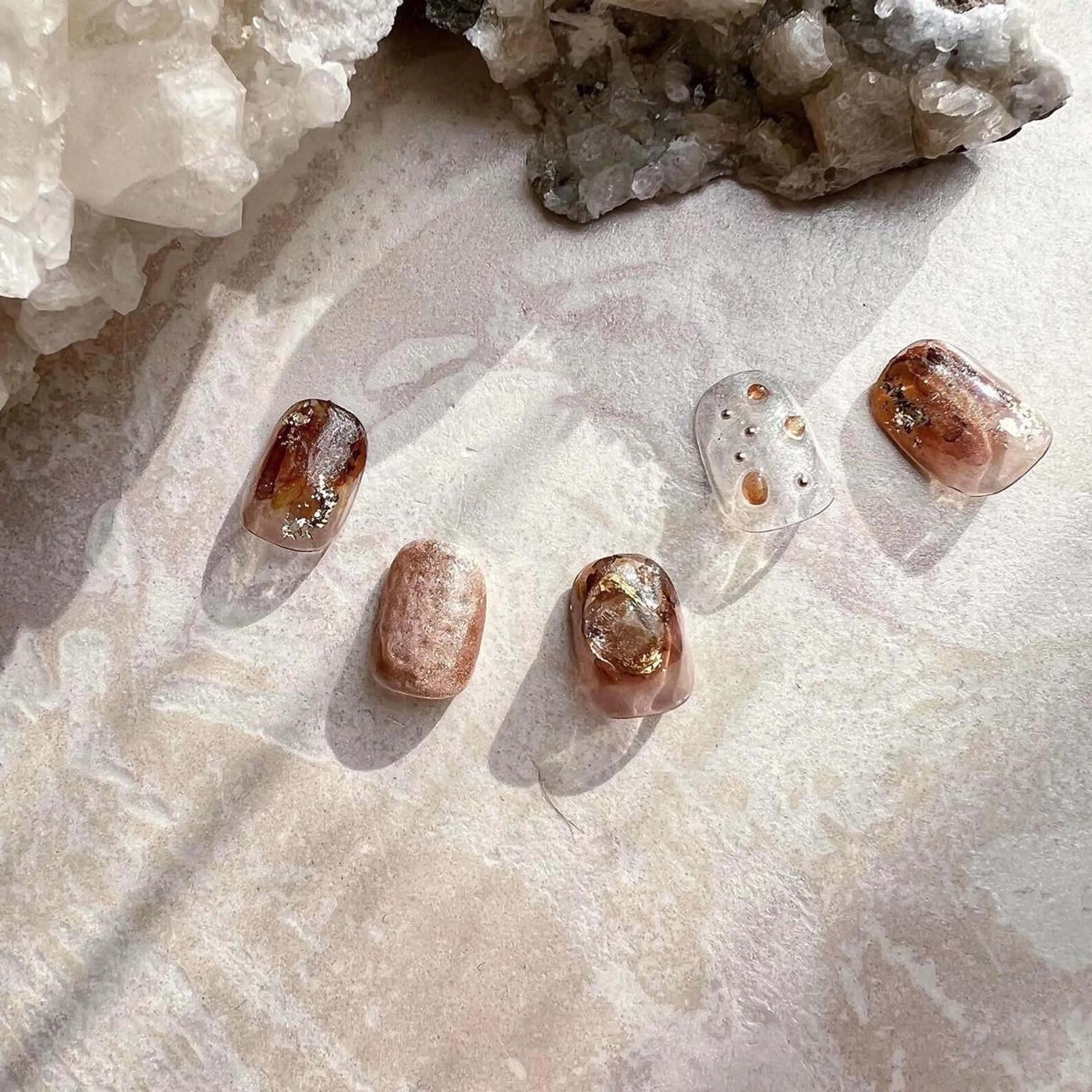 ネイル ニュアンスネイル ショートネイル gemickle nailのネイルデザイン