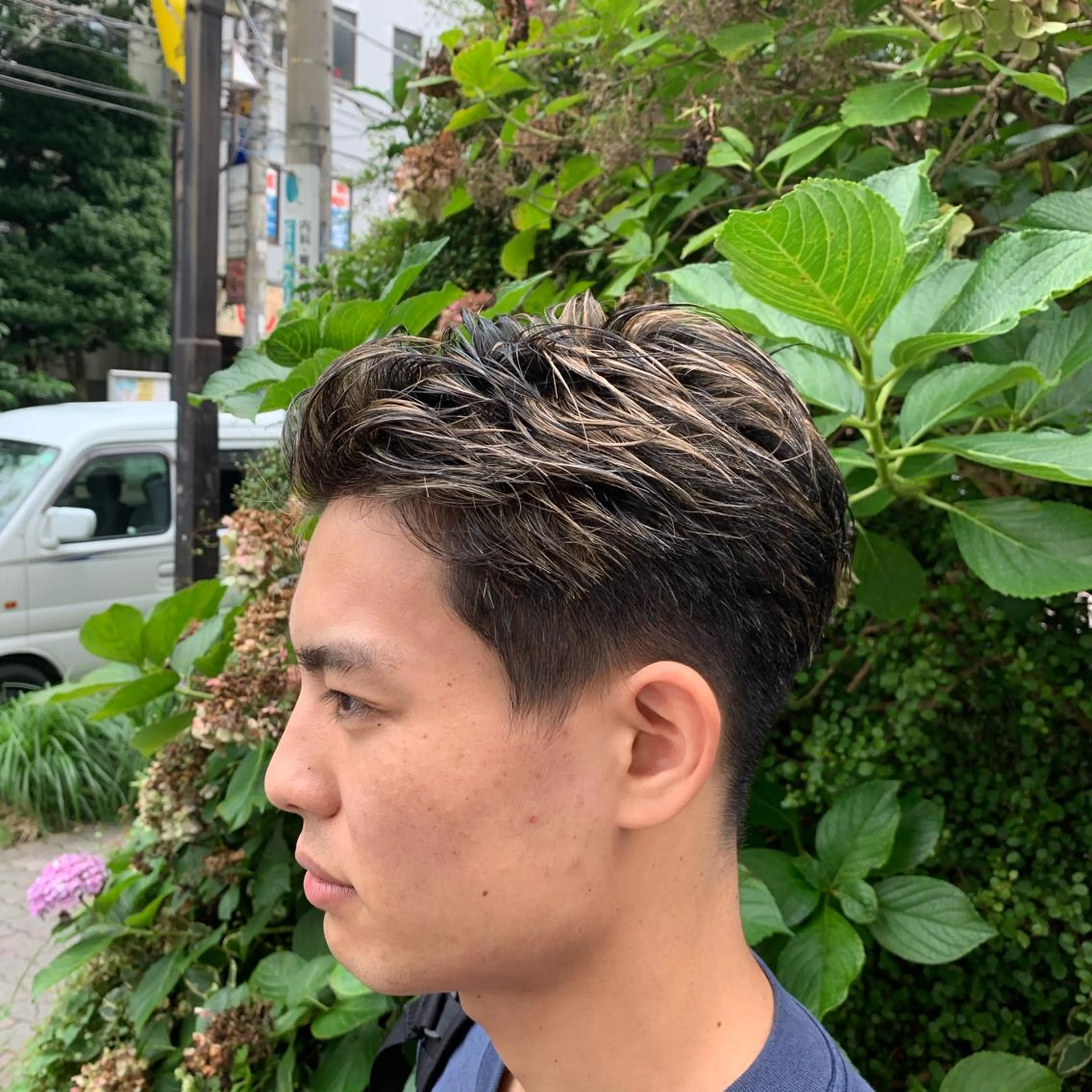 カラー カット ヘアカラー トリートメント スパイキーパーマ 柏NO1 藤本葉のヘアスタイル