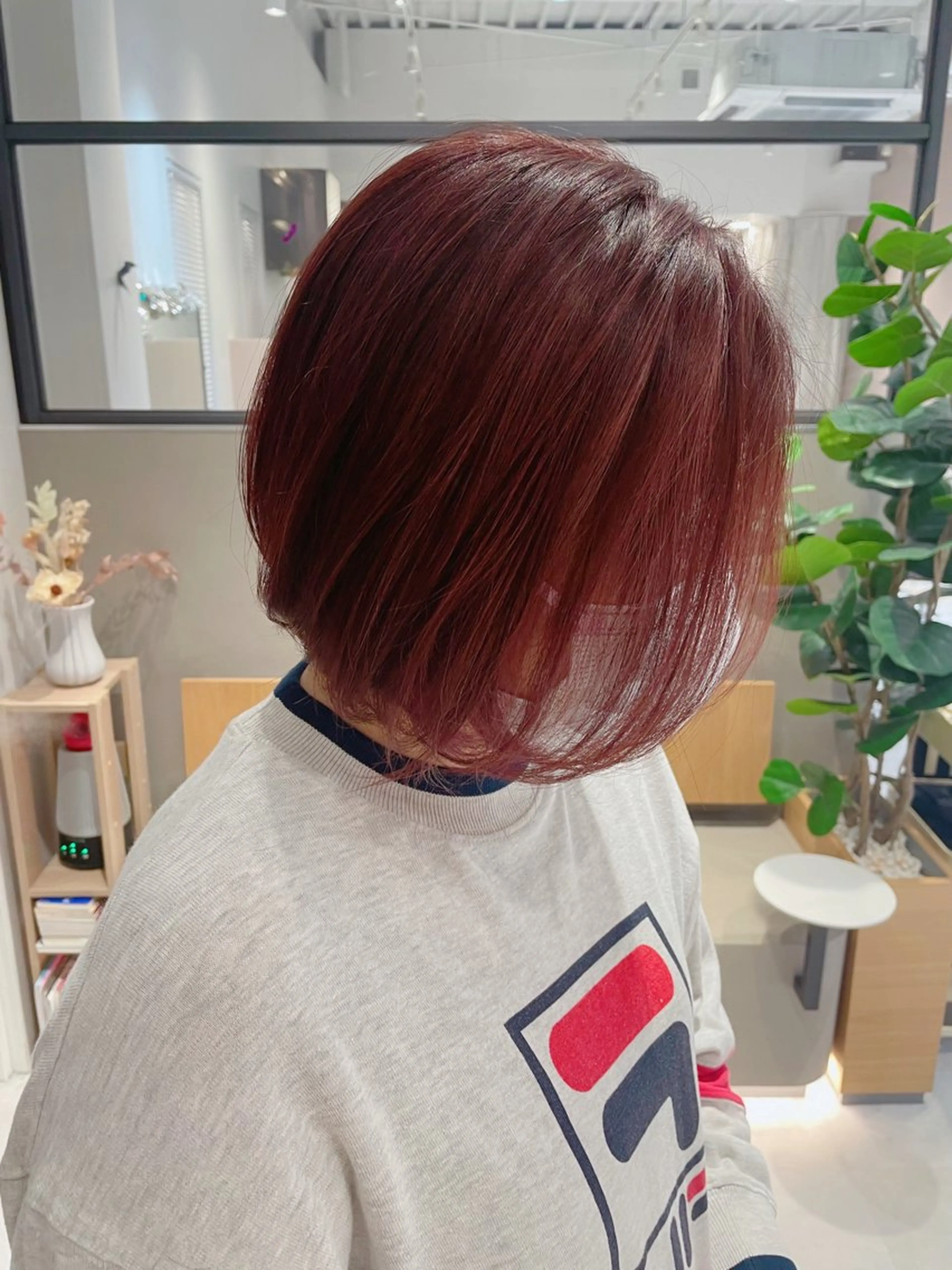 ミディアム カット ヘアカラー トリートメント Le rond吹田店のヘアスタイル