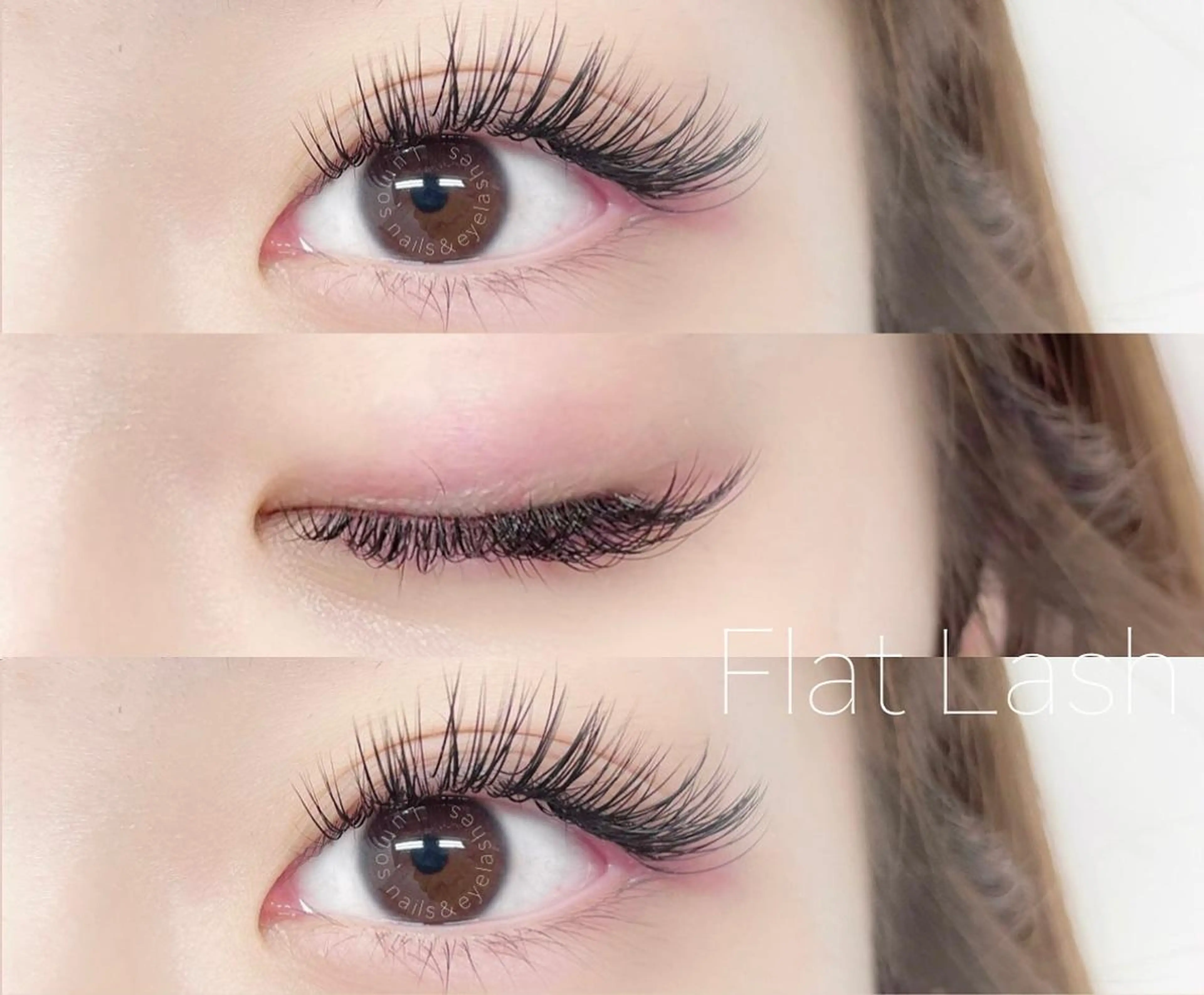 マツエク・マツパ フラットラッシュ Lumos nail&eyelash所属・Lumos Ayakaのマツエク・マツパデザイン