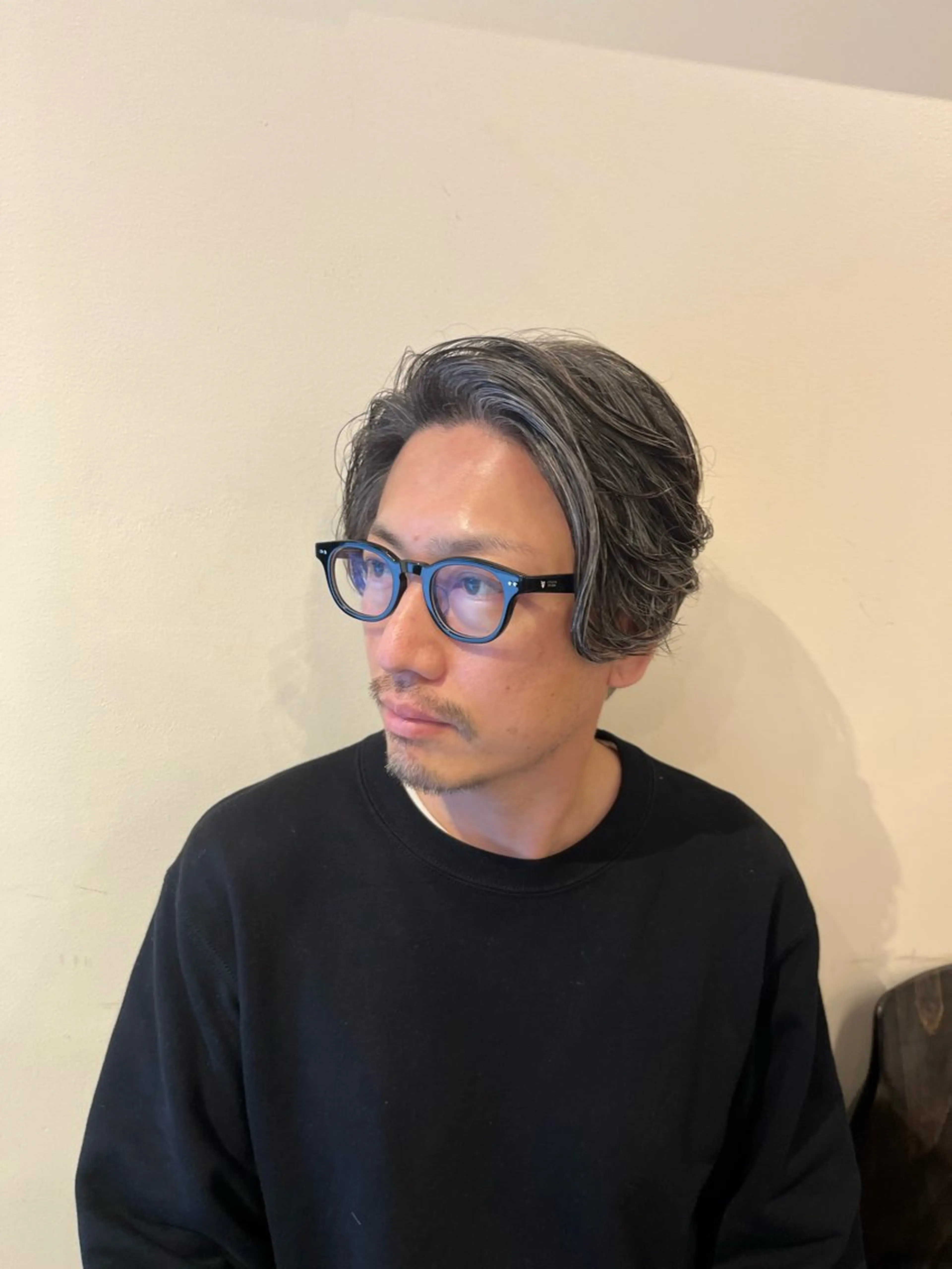 ミディアム メンズ カット BARBER itoのヘアスタイル