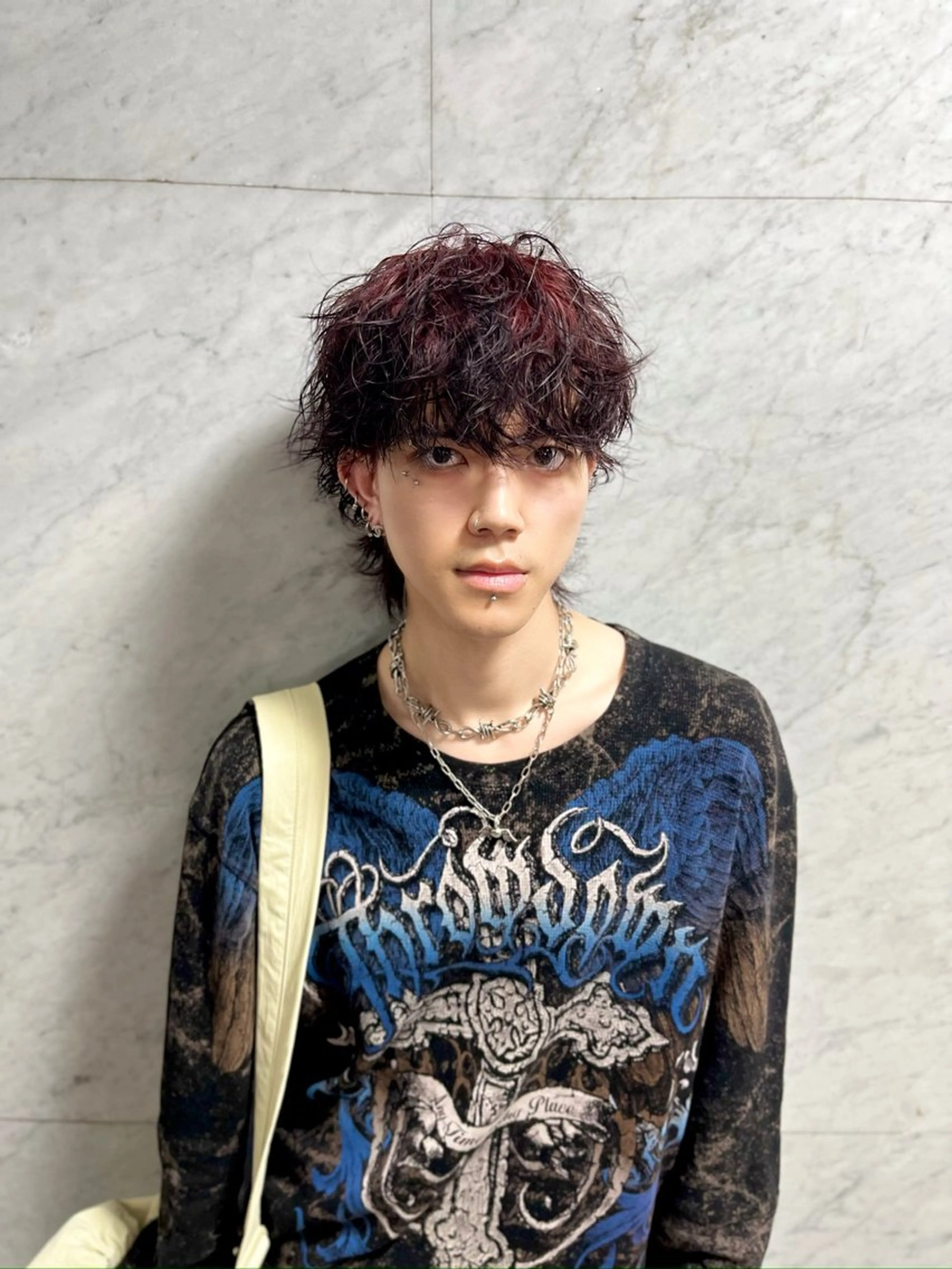 ショート カラー メンズ メンズブリーチ メンズハイトーン ブリーチ ケアブリーチ ハイトーンカラー TOTA 唯一無二カラーのヘアスタイル