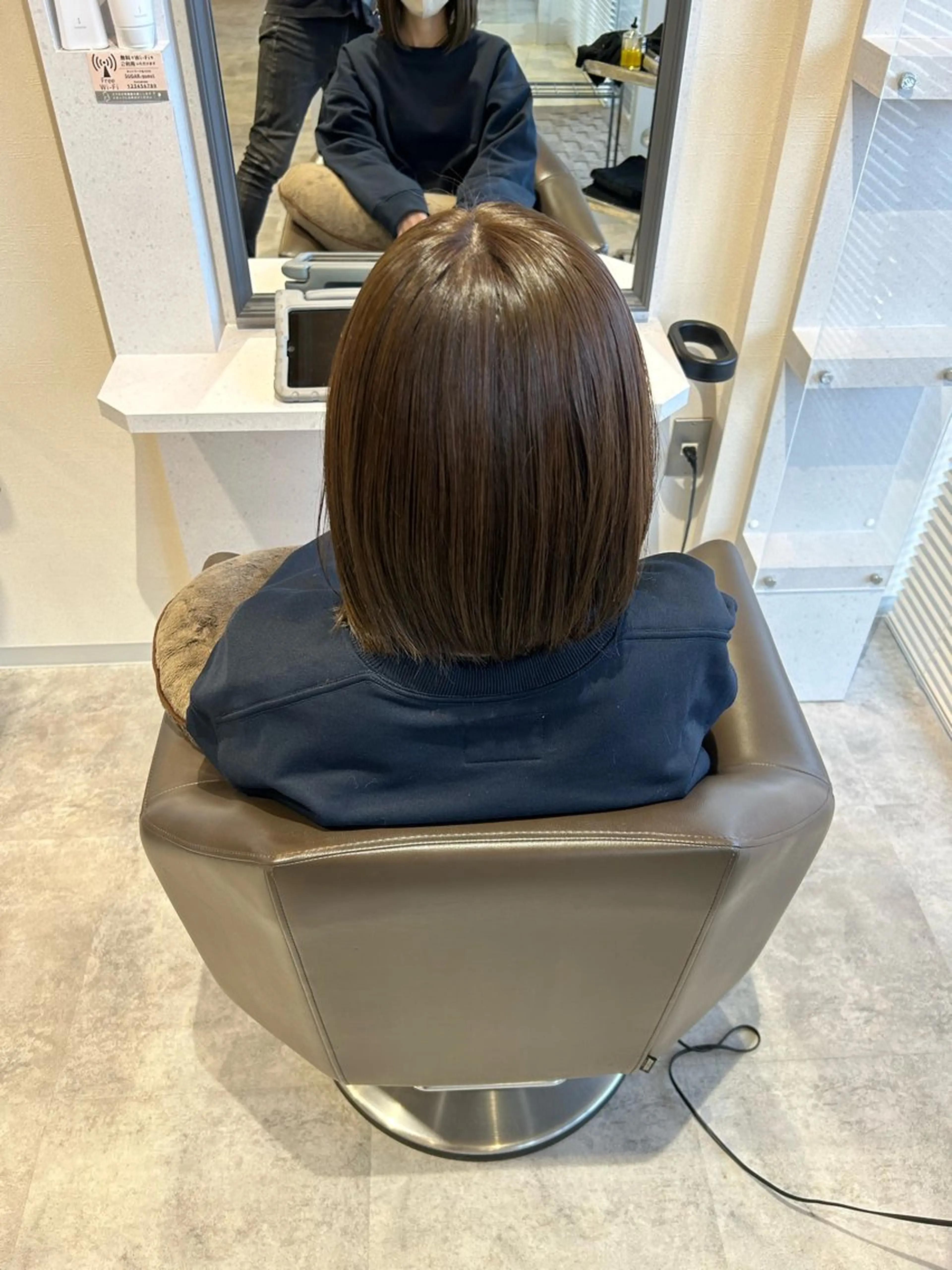 ミディアム SUGAR/ソウ みたけのヘアスタイル