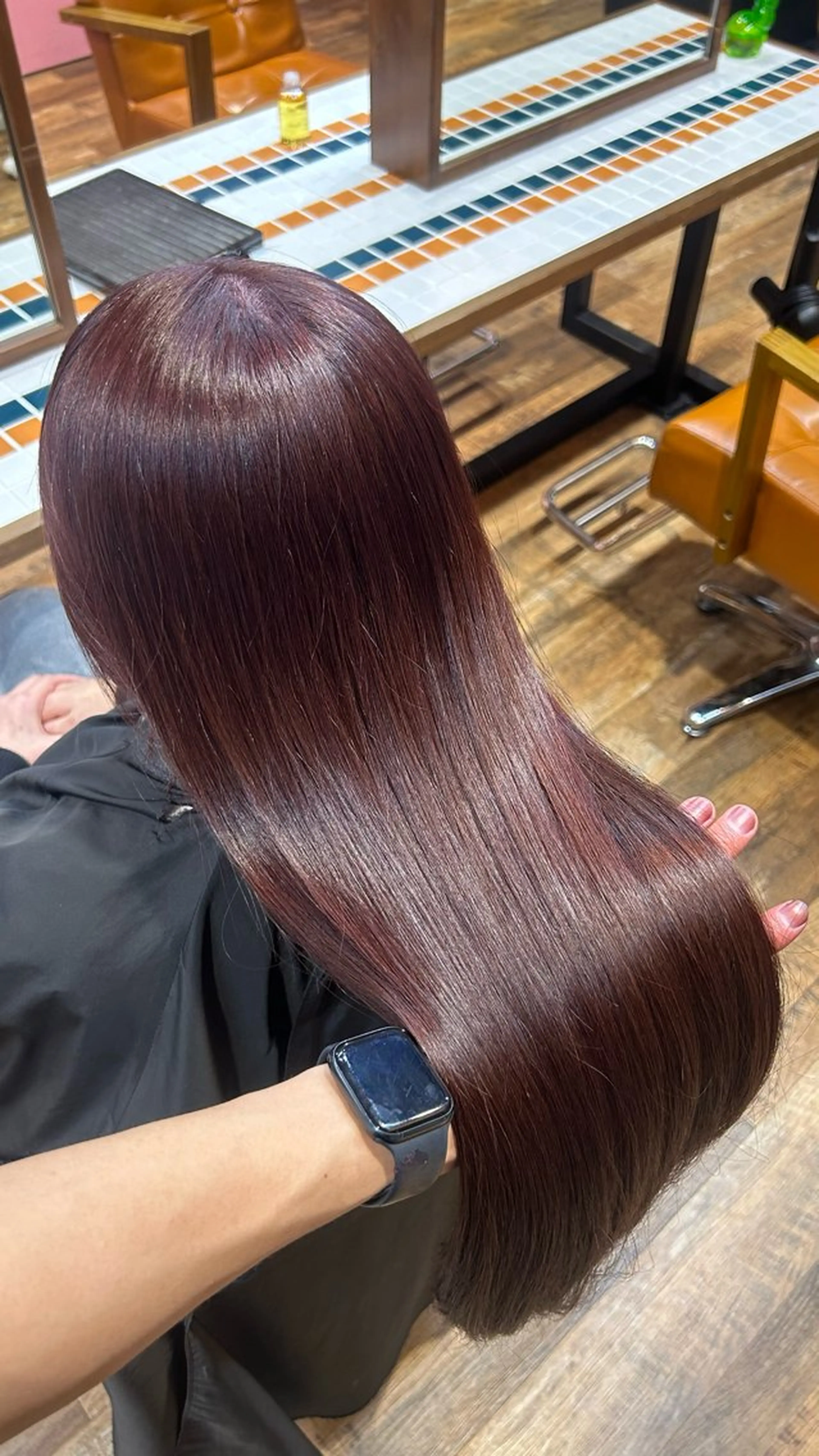 ロング カラー ヘアカラー トリートメント 💖カラー/ブリーチ 💖あつやのヘアスタイル