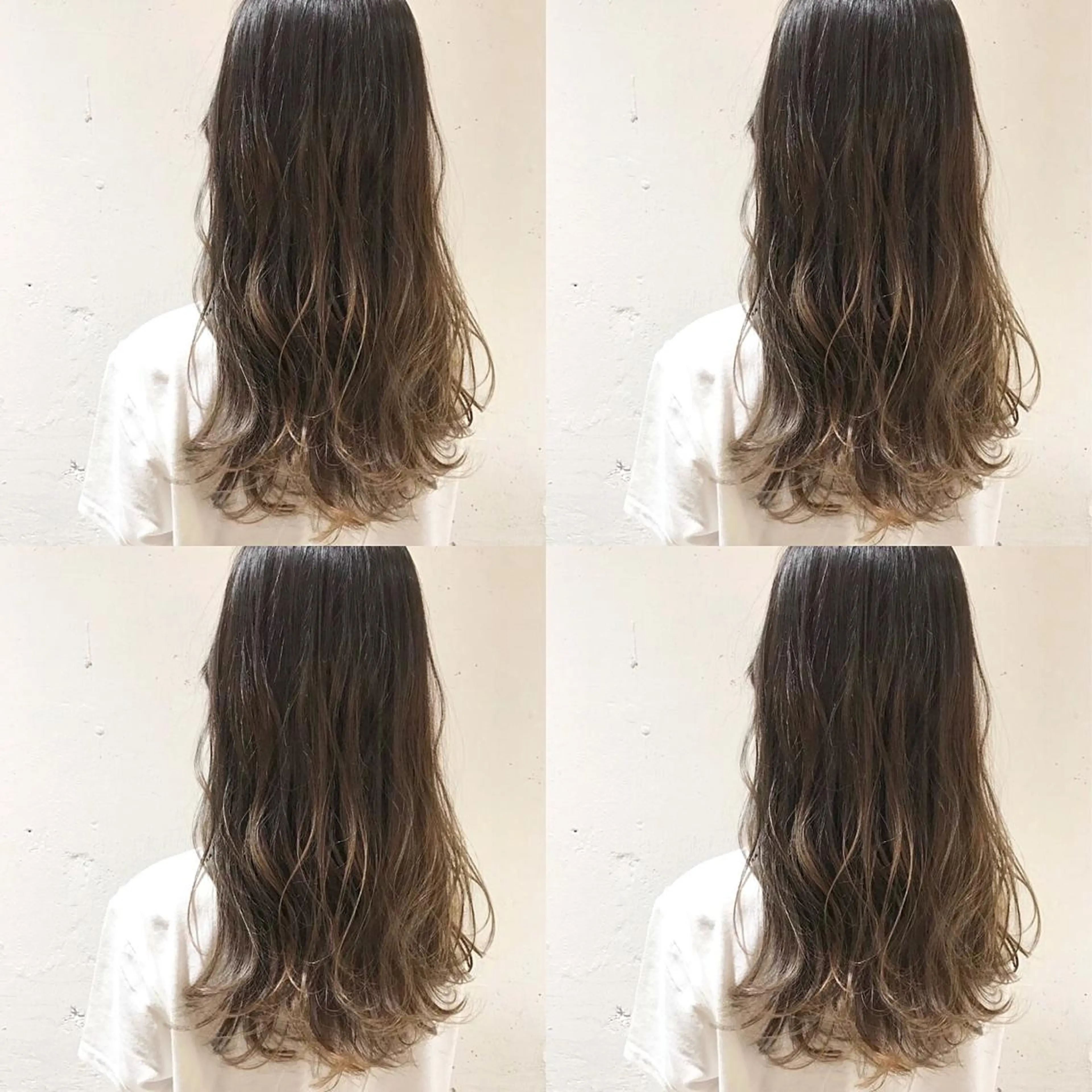 セミロング 韓国ヘア 山本勝志のヘアスタイル