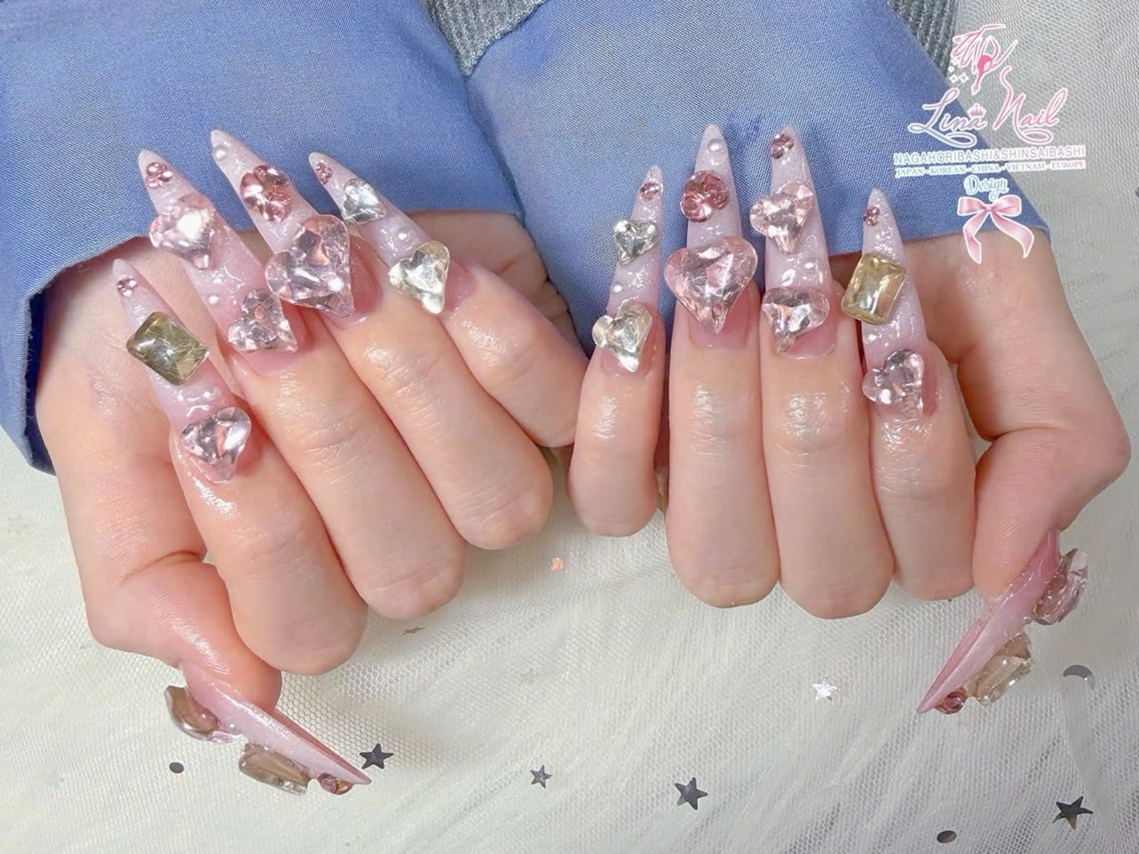 ネイル フットネイル ジェルネイル 持ち込み ネイルチップ ハンドネイル リナネイル 長堀橋店／東心斎橋店のネイルデザイン